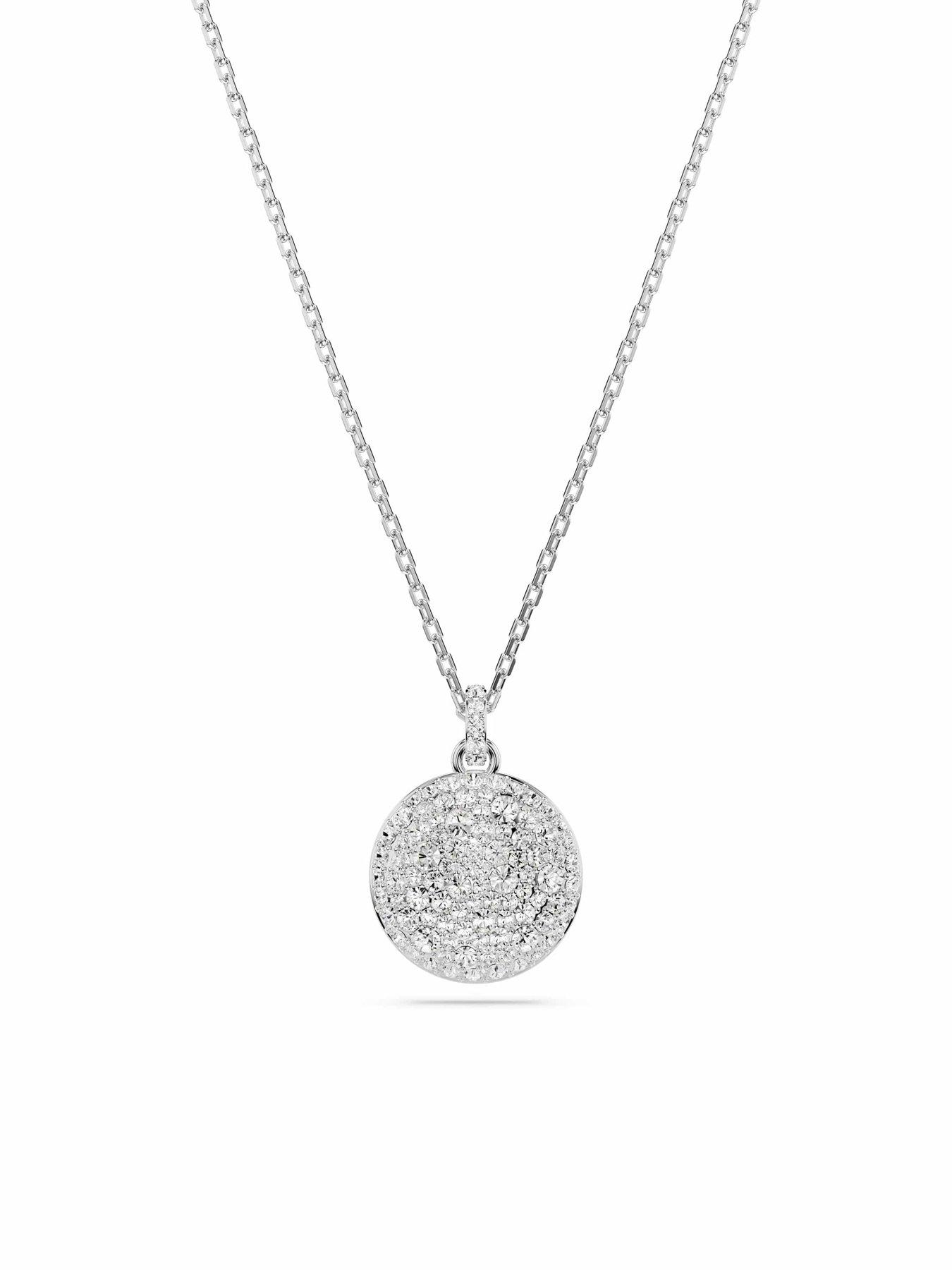 Image 6 of 7 of Swarovski Sublima Layered Pendant - Silver