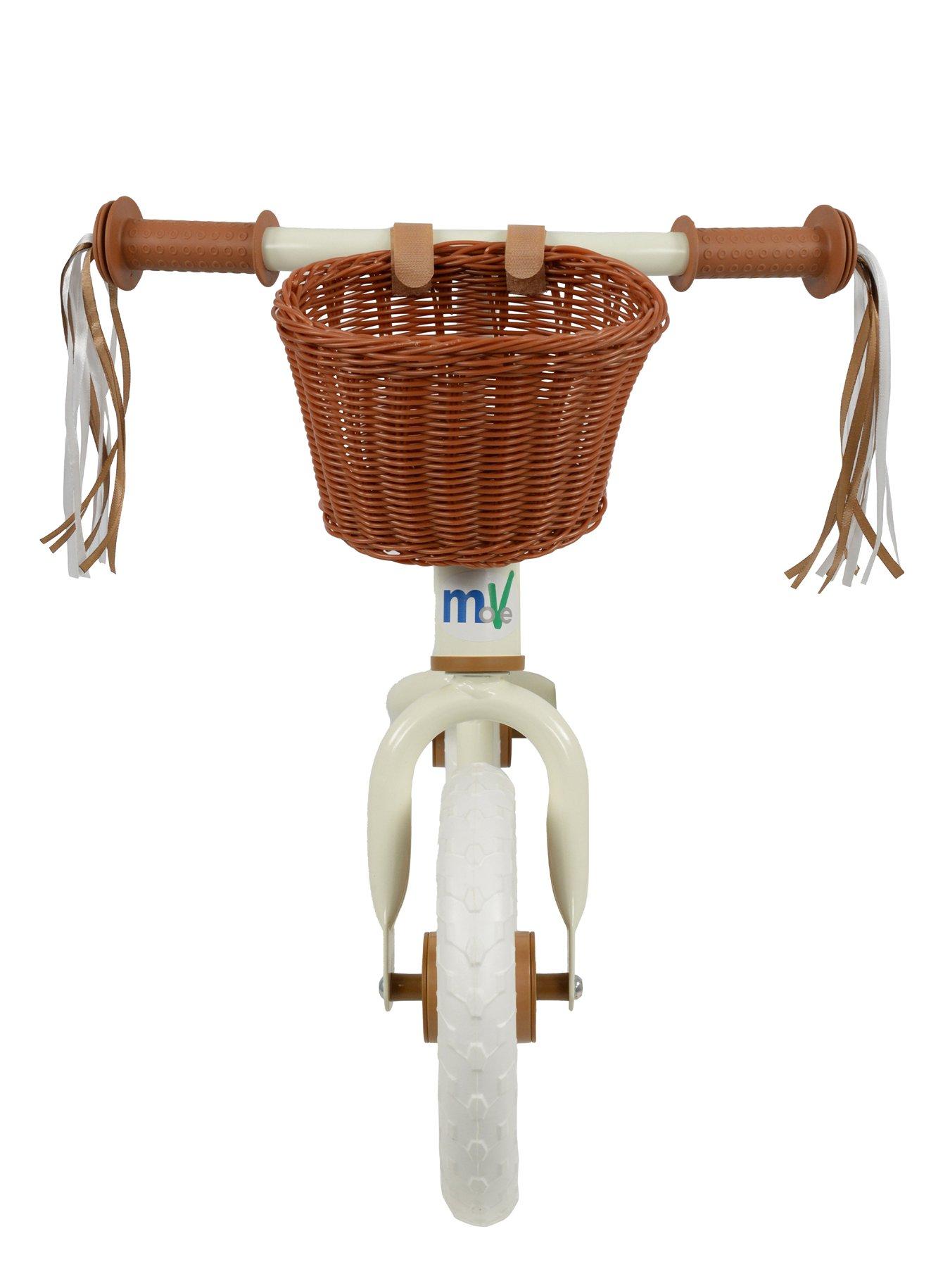 Image 4 of 7 of MoVe 10" Balance Bike With Basket And Tassels