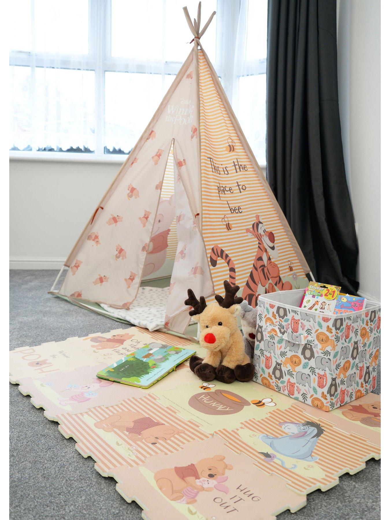 Image 2 of 7 of Winnie The Pooh Winnie The Pooh Play Mat &amp; Play Tent Bundle - New