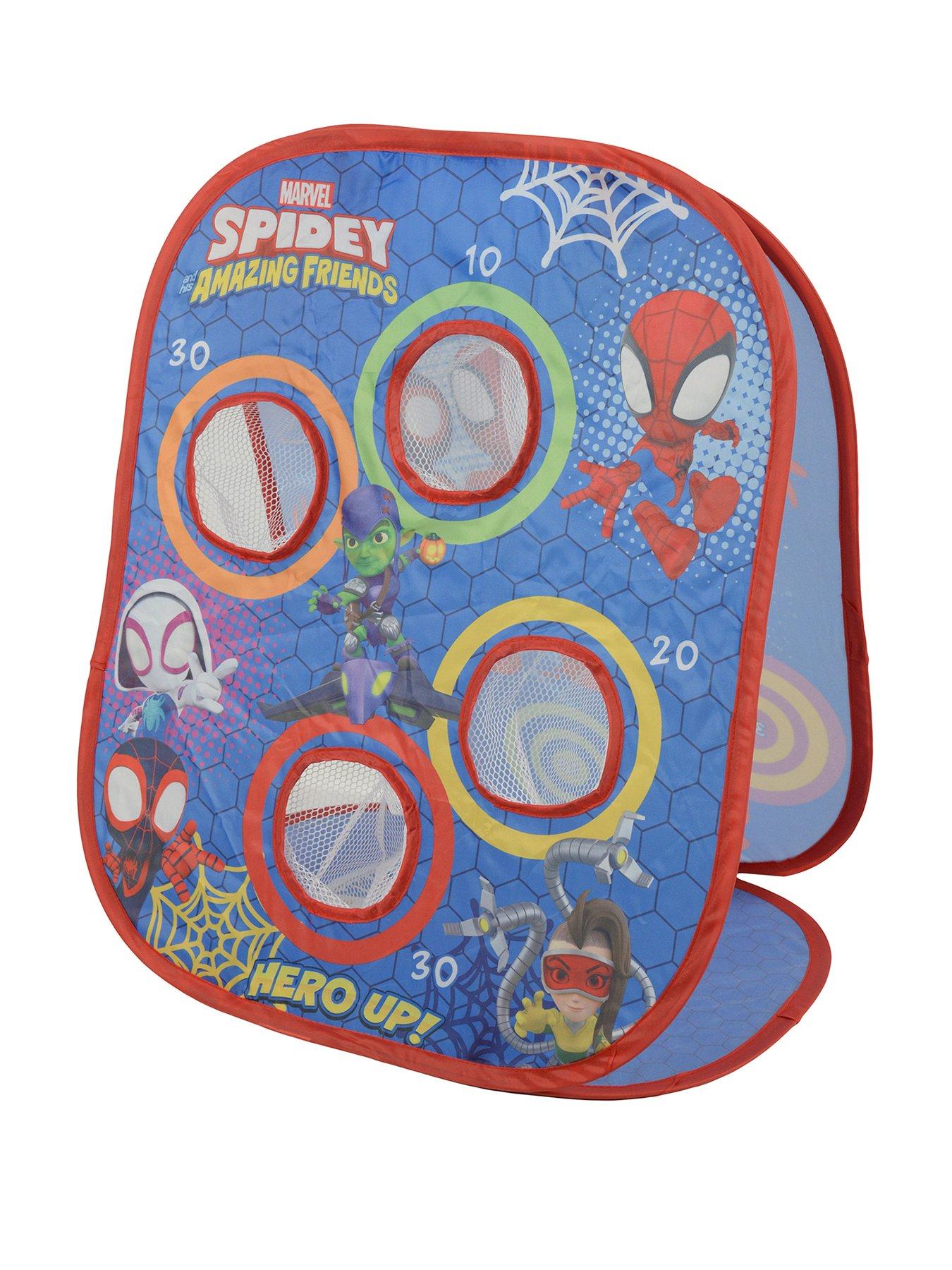 Image 1 of 4 of Spidey and His Amazing Friends Spidey &amp; His Amazing Friends Quick Up Bean Bag Toss &amp; Target Shot