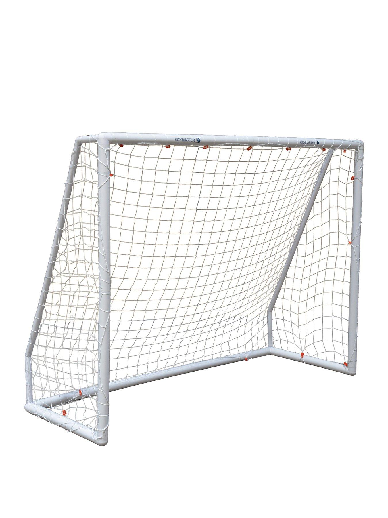 Kickmaster 68Mm Premium Pvc Goal - White - 8Ft