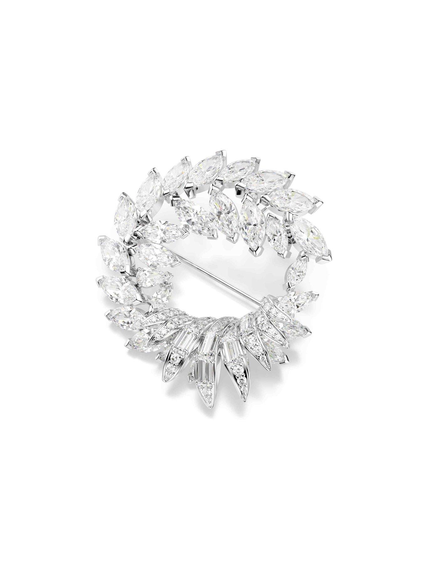 Image 4 of 5 of Swarovski Mesmera Brooch - Silver