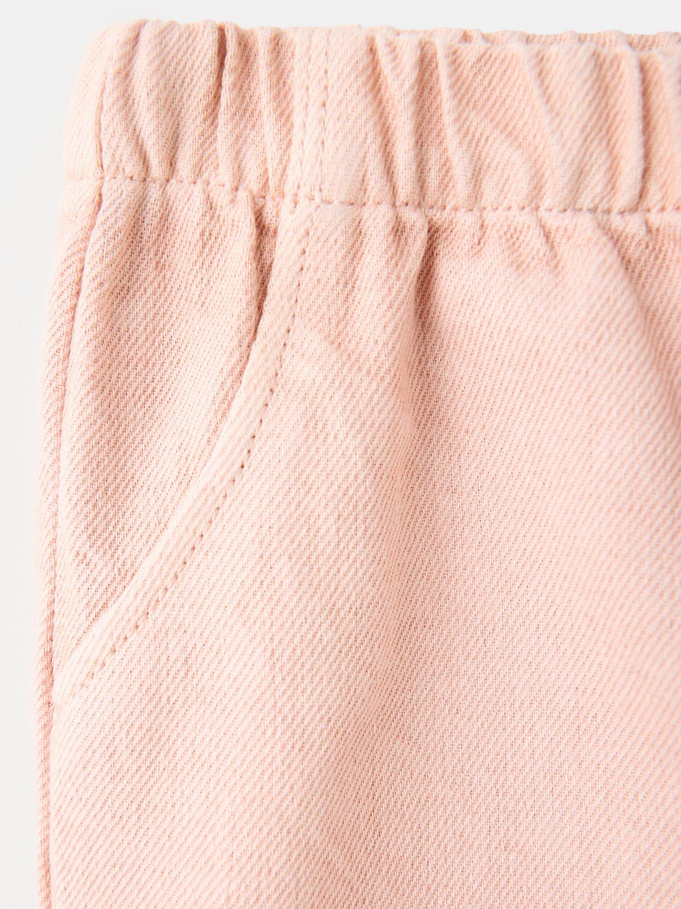 Image 4 of 4 of Mango Baby Girls Pull On Jeans - Pink