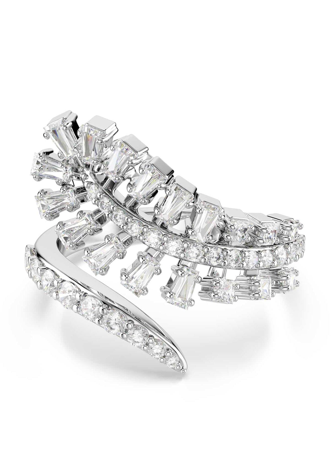 Image 1 of 5 of Swarovski Vienna Open Ring - Silver