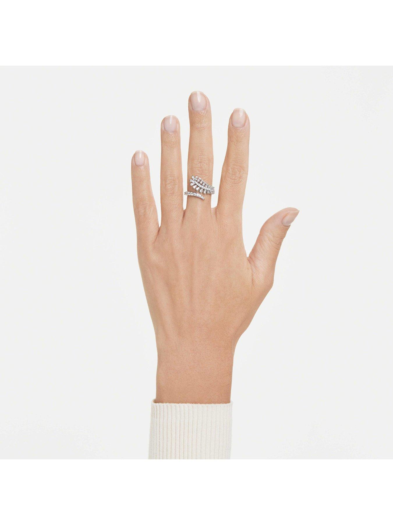 Image 2 of 5 of Swarovski Vienna Open Ring - Silver