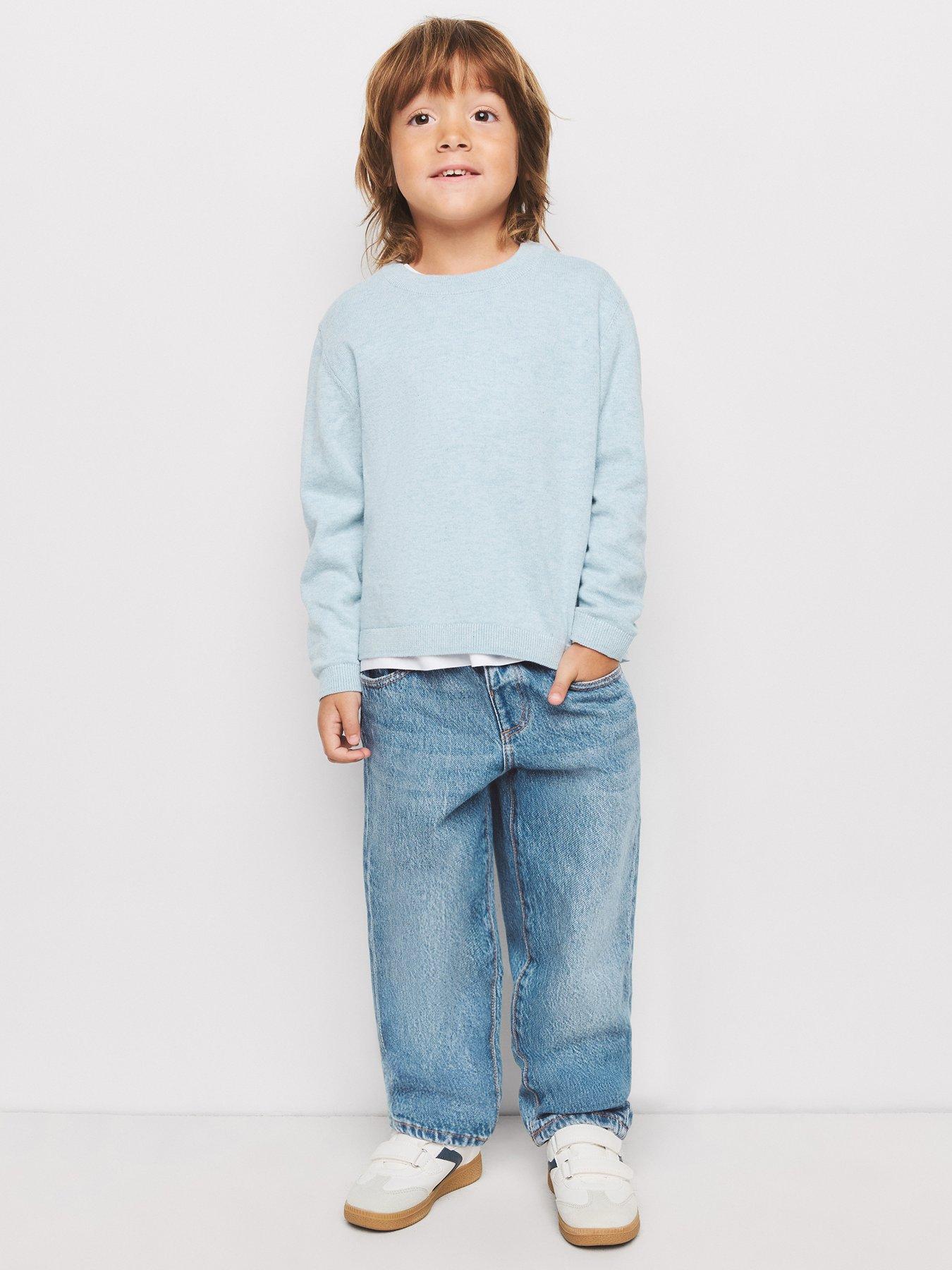 Image 1 of 5 of Mango Younger Boys Thiago Jeans - Blue