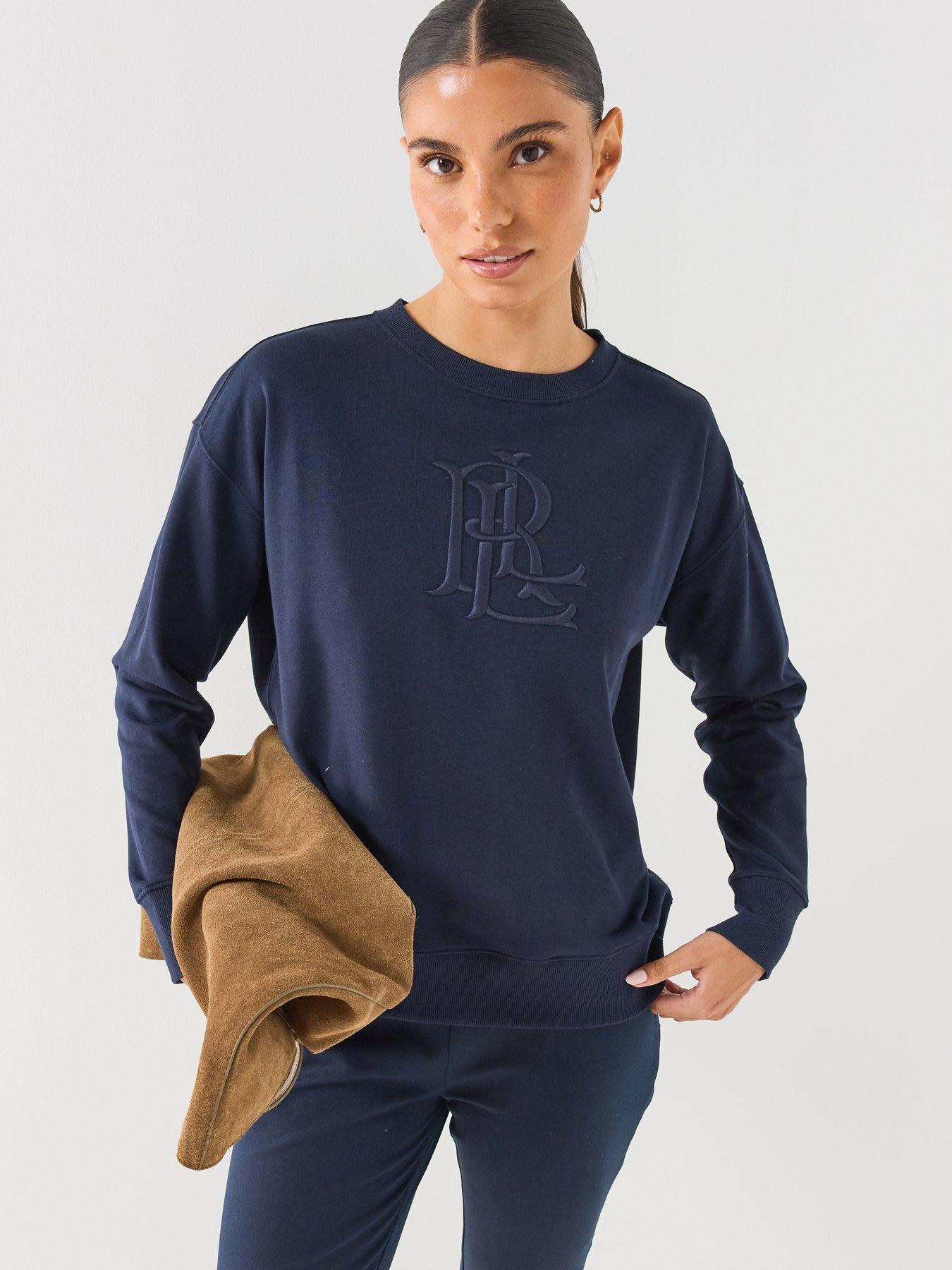 Image 1 of 6 of Lauren by Ralph Lauren Kappy Knit Shirts - Navy