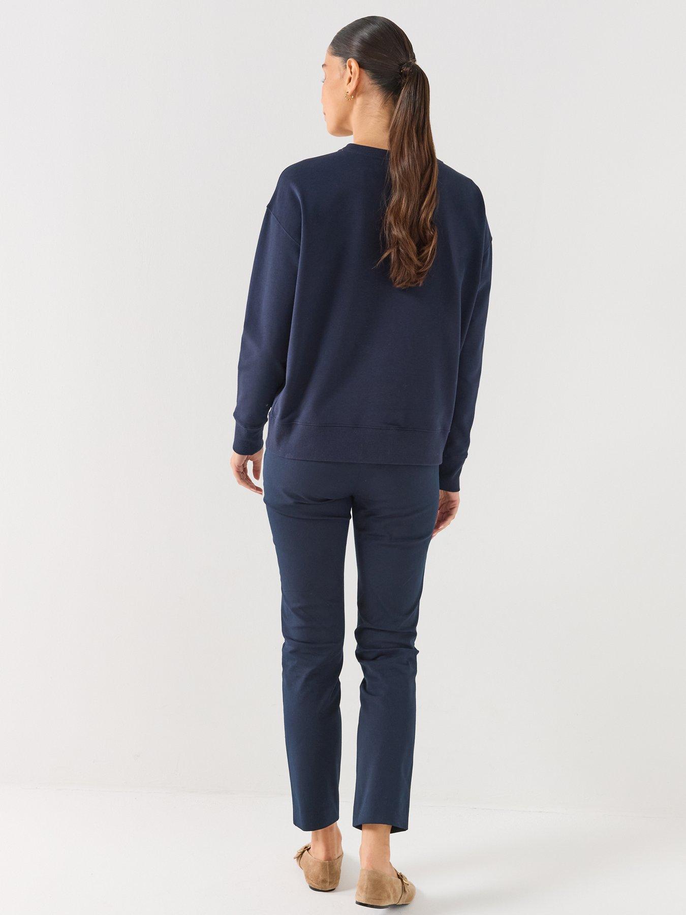 Image 2 of 6 of Lauren by Ralph Lauren Kappy Knit Shirts - Navy