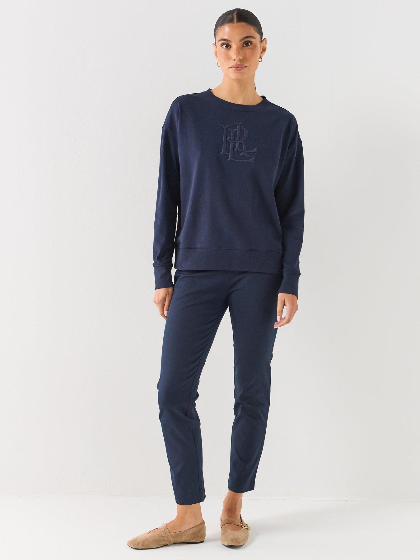 Image 3 of 6 of Lauren by Ralph Lauren Kappy Knit Shirts - Navy
