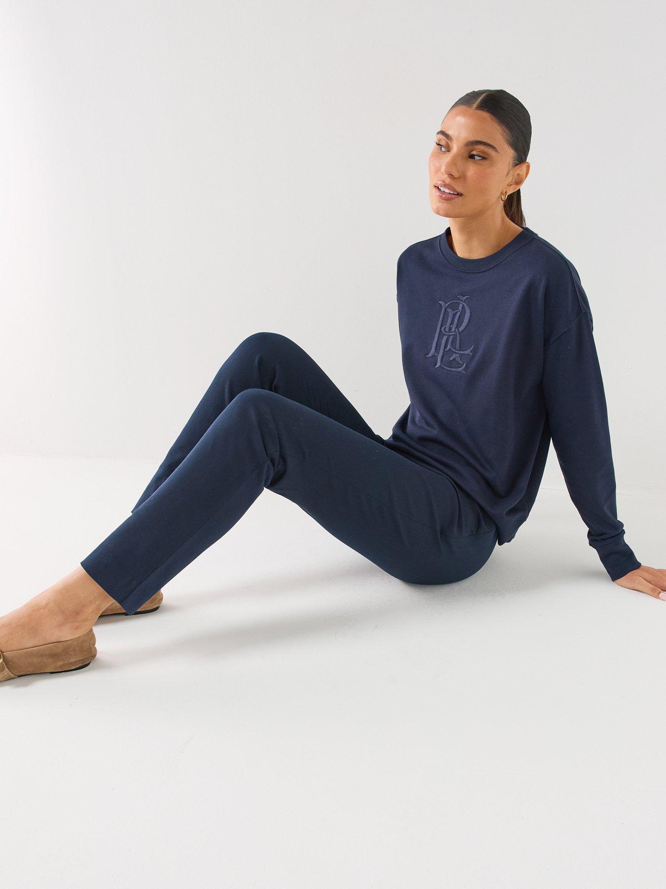 Image 4 of 6 of Lauren by Ralph Lauren Kappy Knit Shirts - Navy