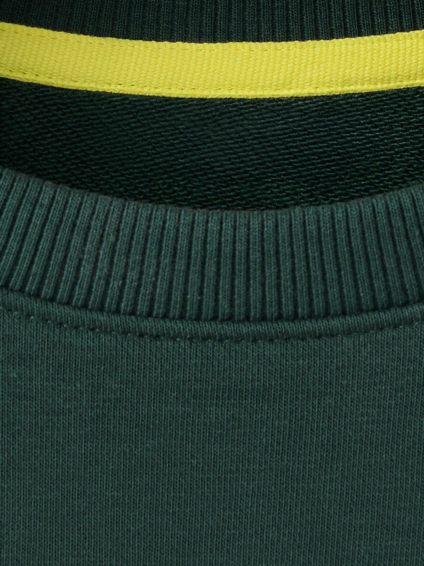Image 3 of 4 of Mango Boys Back Print Tennis Sweat - Dark Green