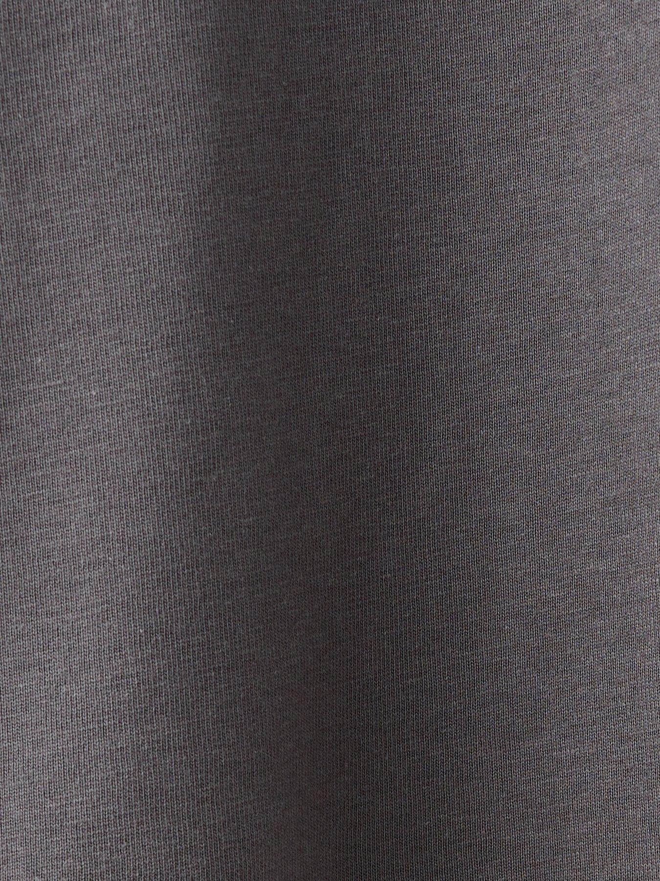 Image 4 of 4 of Mango Girls Ruched Side Long Sleeve Tshirt - Dark Grey