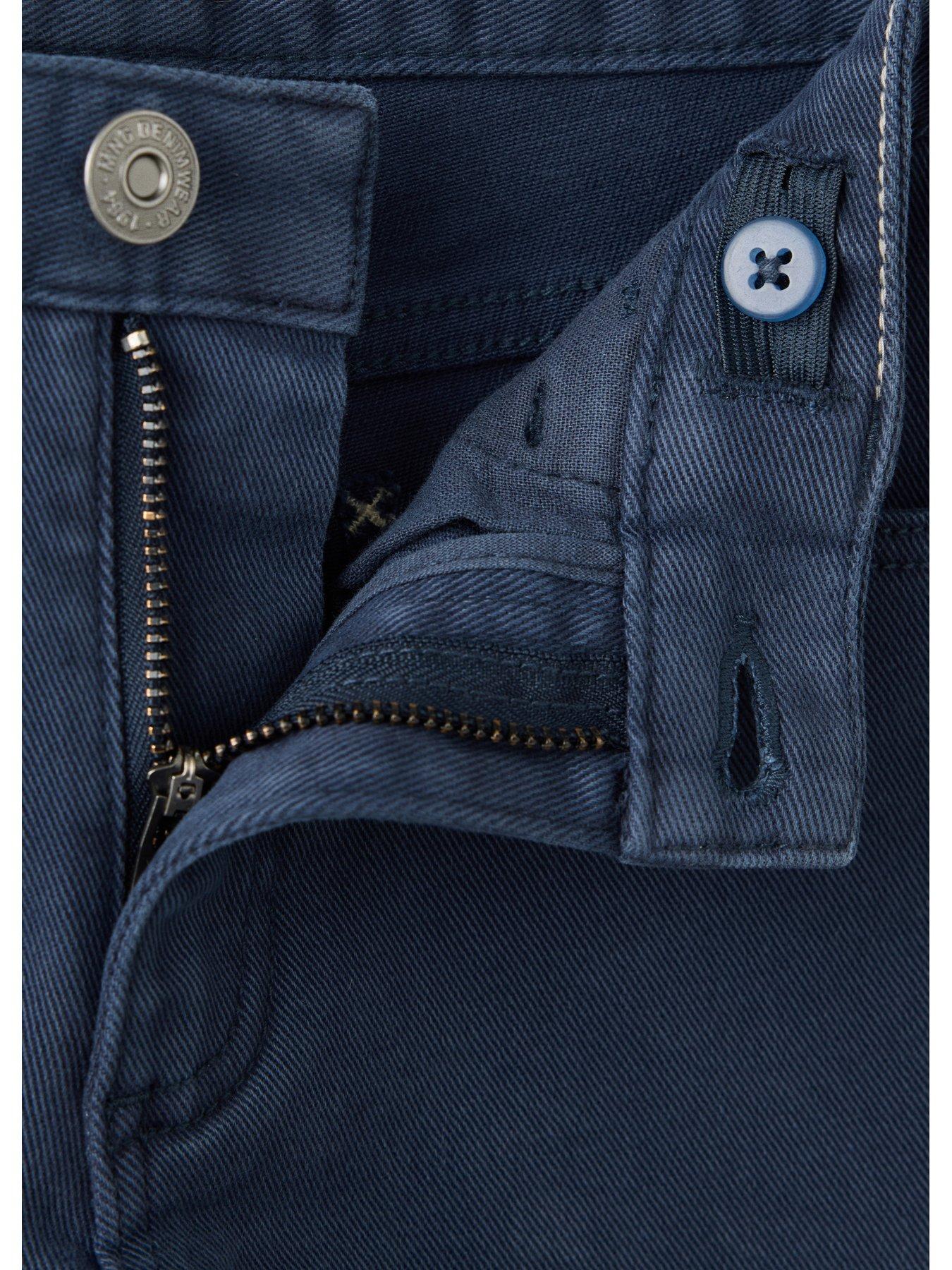 Image 4 of 4 of Mango Boys Straight Leg Jeans - Navy