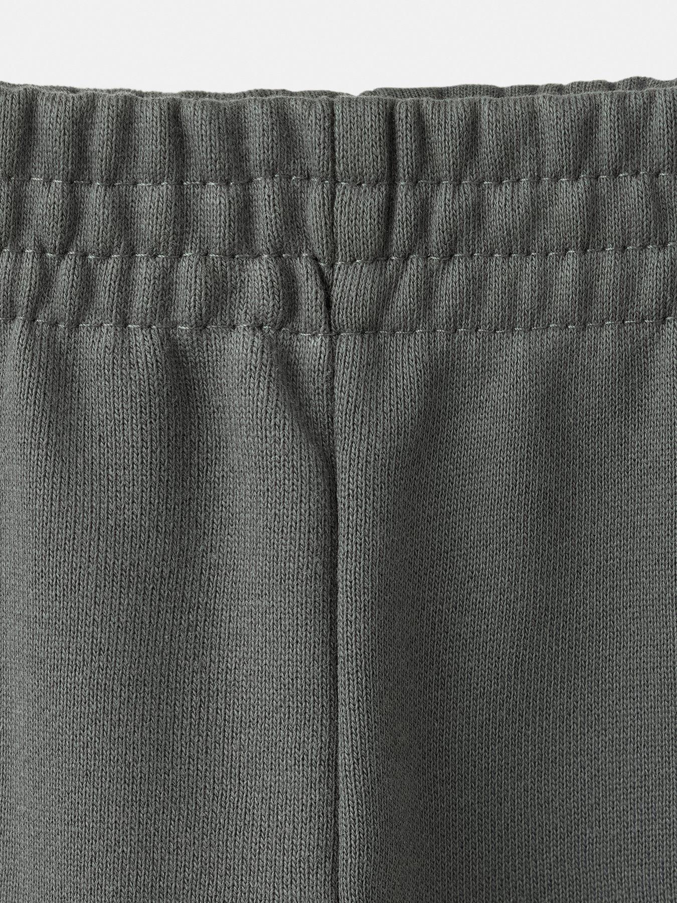 Image 4 of 4 of Mango Younger Girls Studded Co-Ord Joggers - Dark Grey