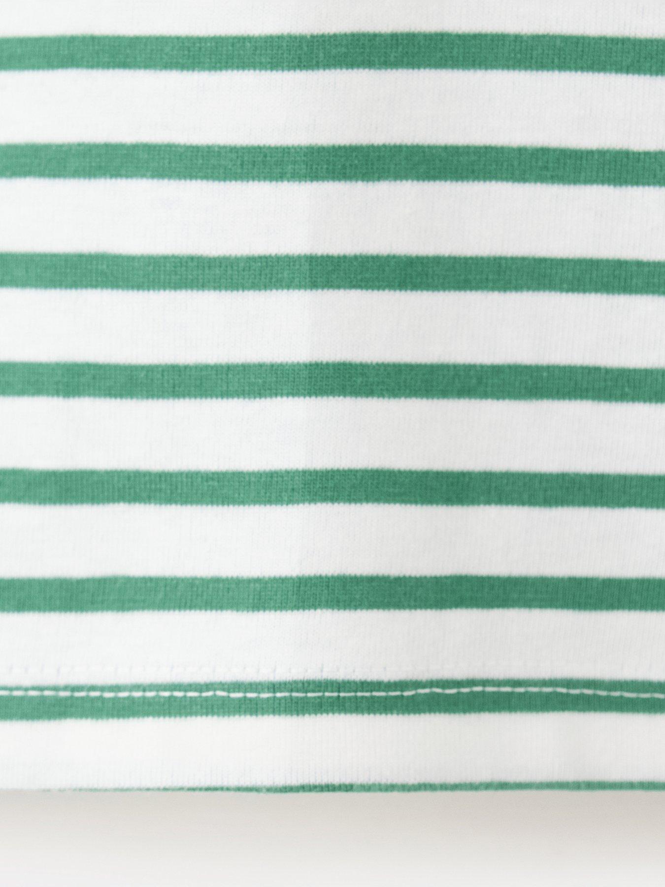 Image 5 of 5 of Mango Hello Kitty Striped T-Shirt - Green