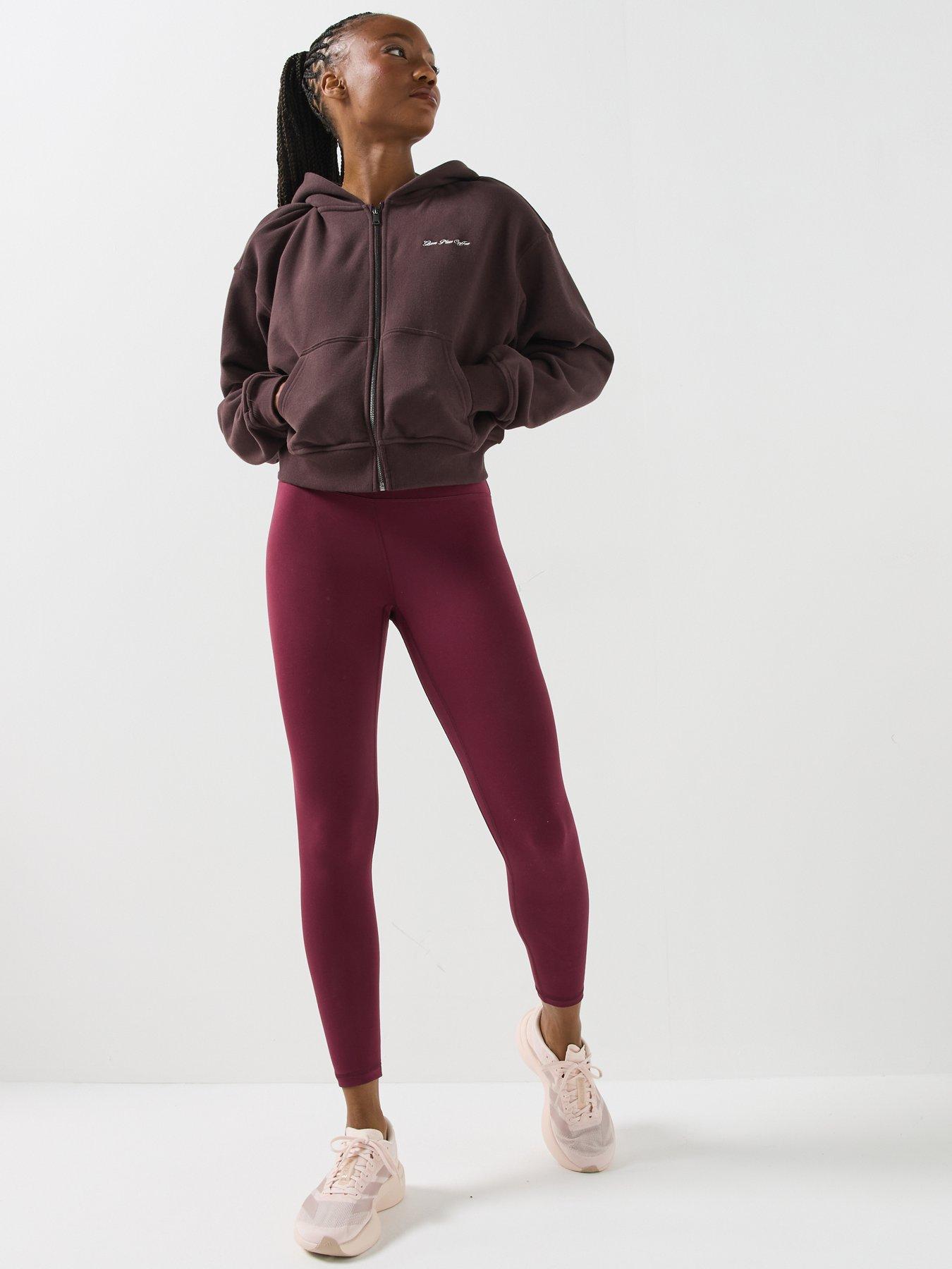 Image 3 of 5 of Gym + Coffee Womens Training Day Kind 7/8 Legging - Cherry