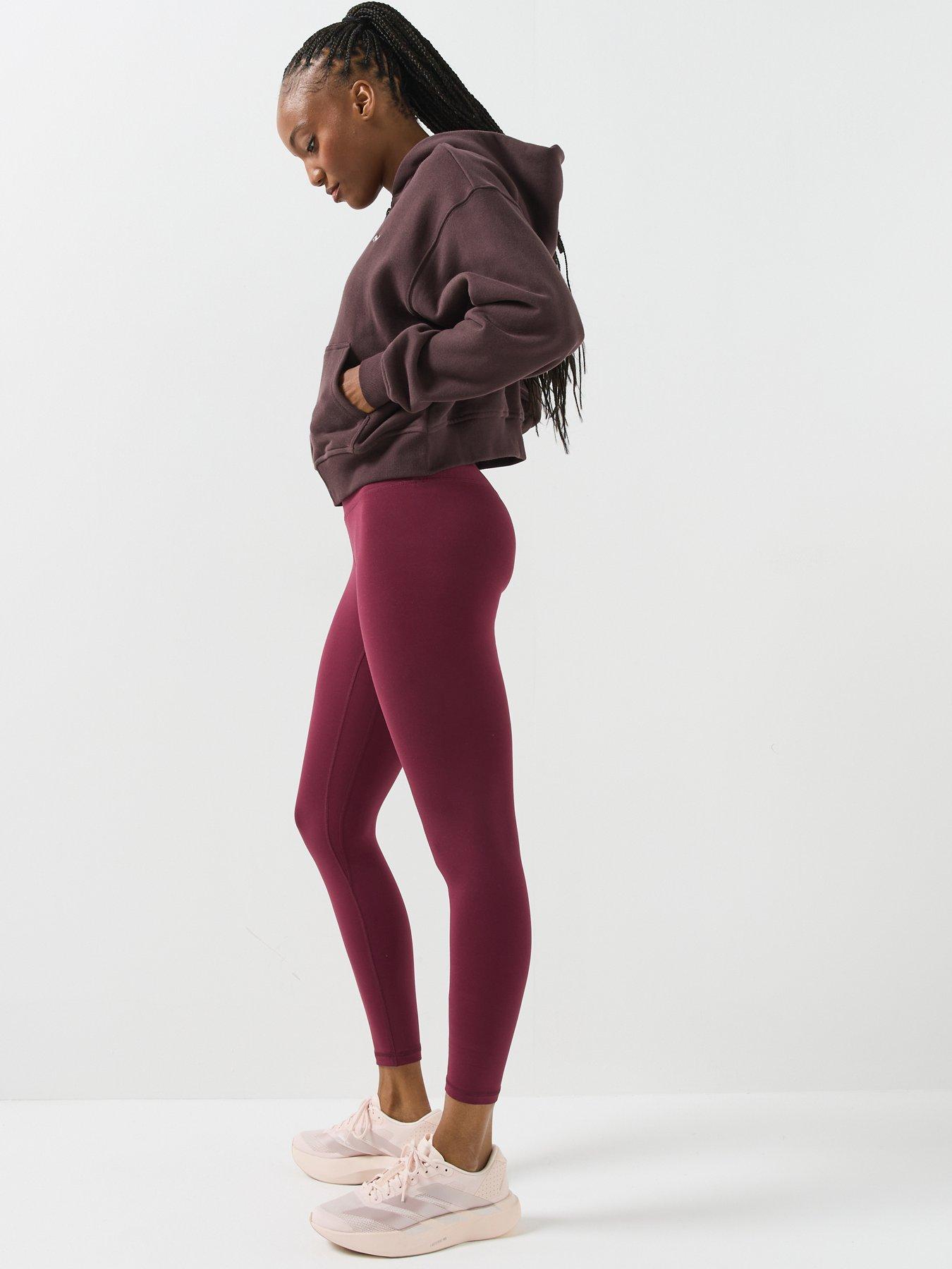 Image 5 of 5 of Gym + Coffee Womens Training Day Kind 7/8 Legging - Cherry