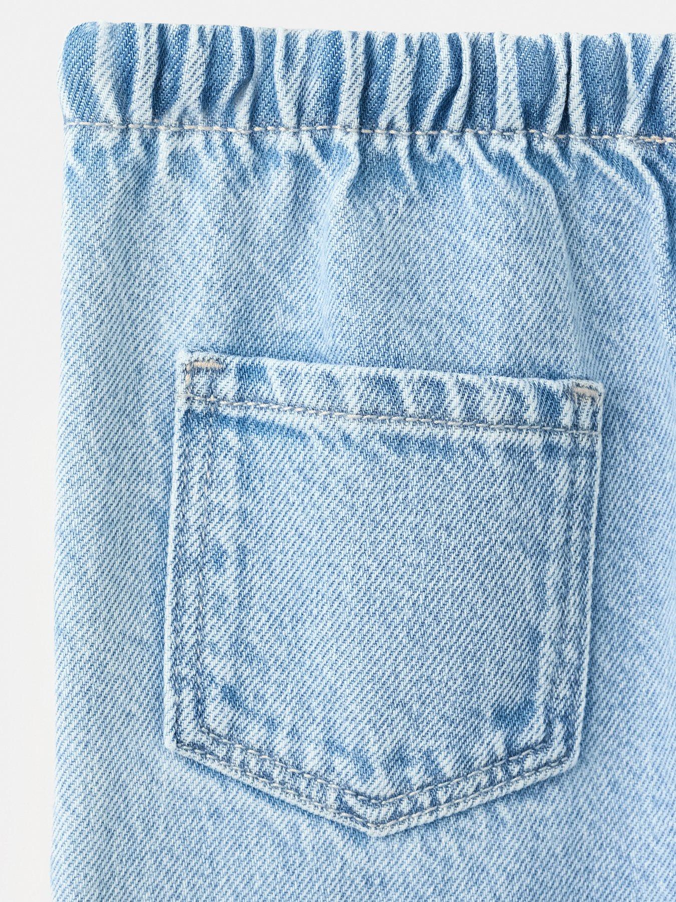 Image 3 of 4 of Mango Younger Girls Relaxed Fit Jeans - Blue