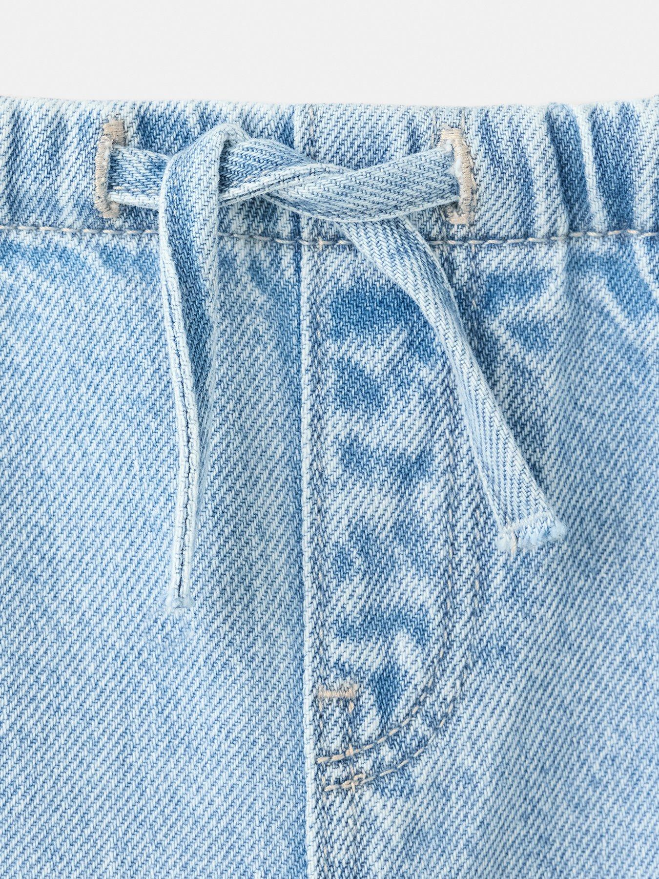 Image 4 of 4 of Mango Younger Girls Relaxed Fit Jeans - Blue