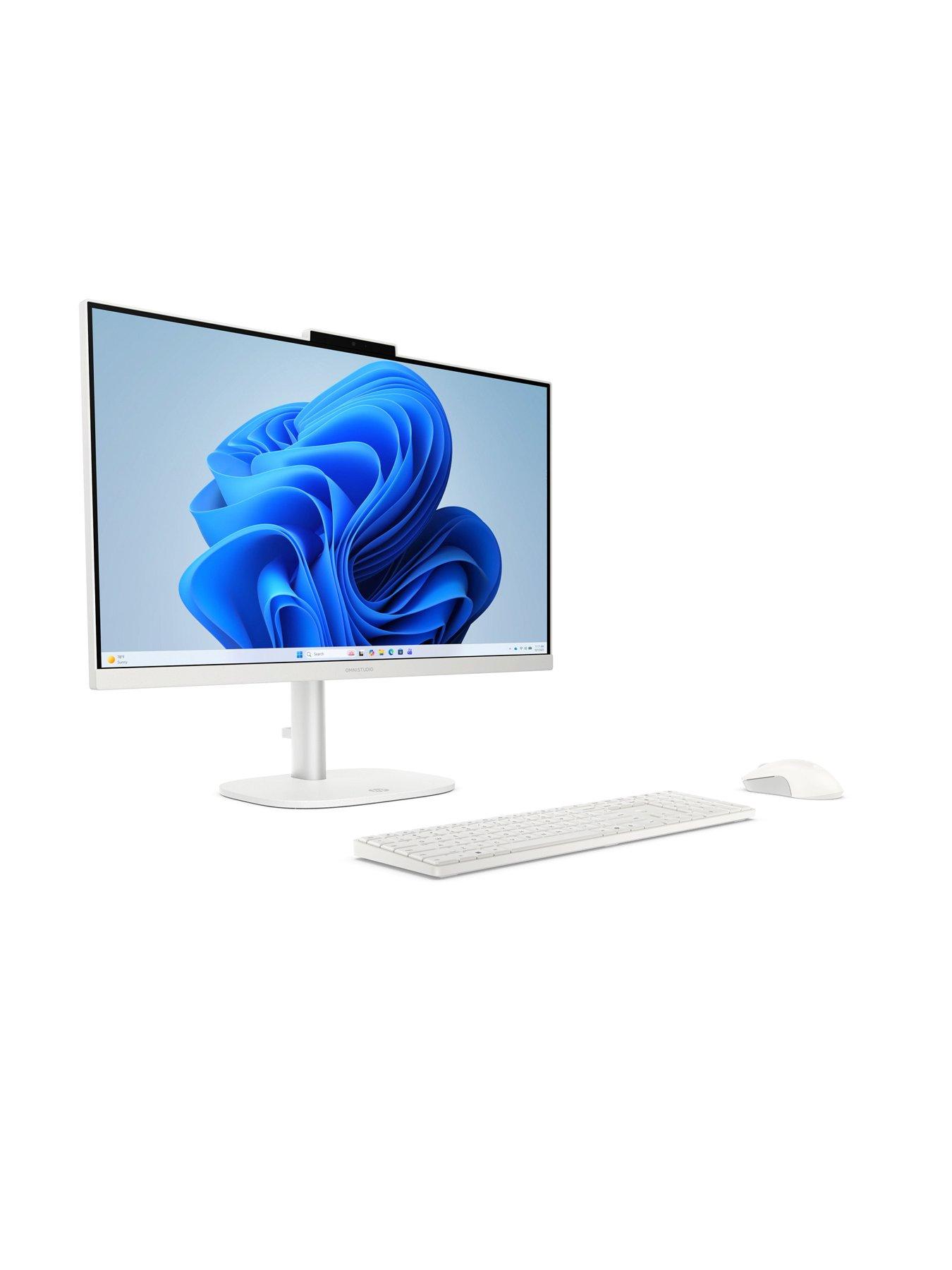 Image 2 of 7 of HP OmniStudio 24-cu0010na AiO Desktop - Intel Core 3 - 8GB RAM - 512GB SSD  - 23.8in FHD(1920x1080) IPS  - White
