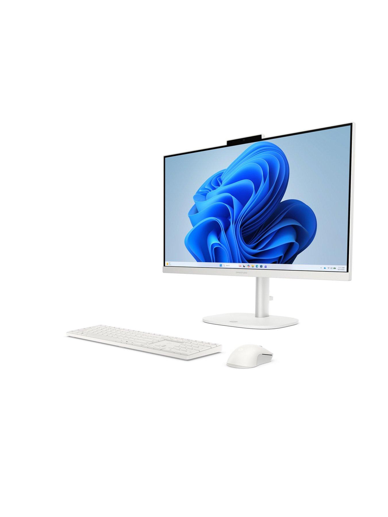 Image 3 of 7 of HP OmniStudio 24-cu0010na AiO Desktop - Intel Core 3 - 8GB RAM - 512GB SSD  - 23.8in FHD(1920x1080) IPS  - White