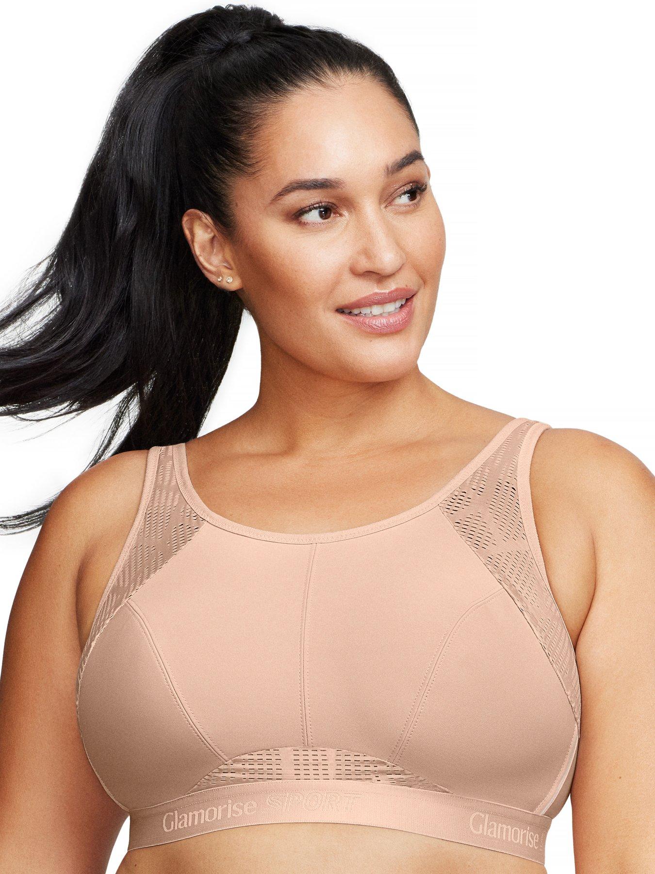 Glamorise 1068 Sport Bra - Cafe