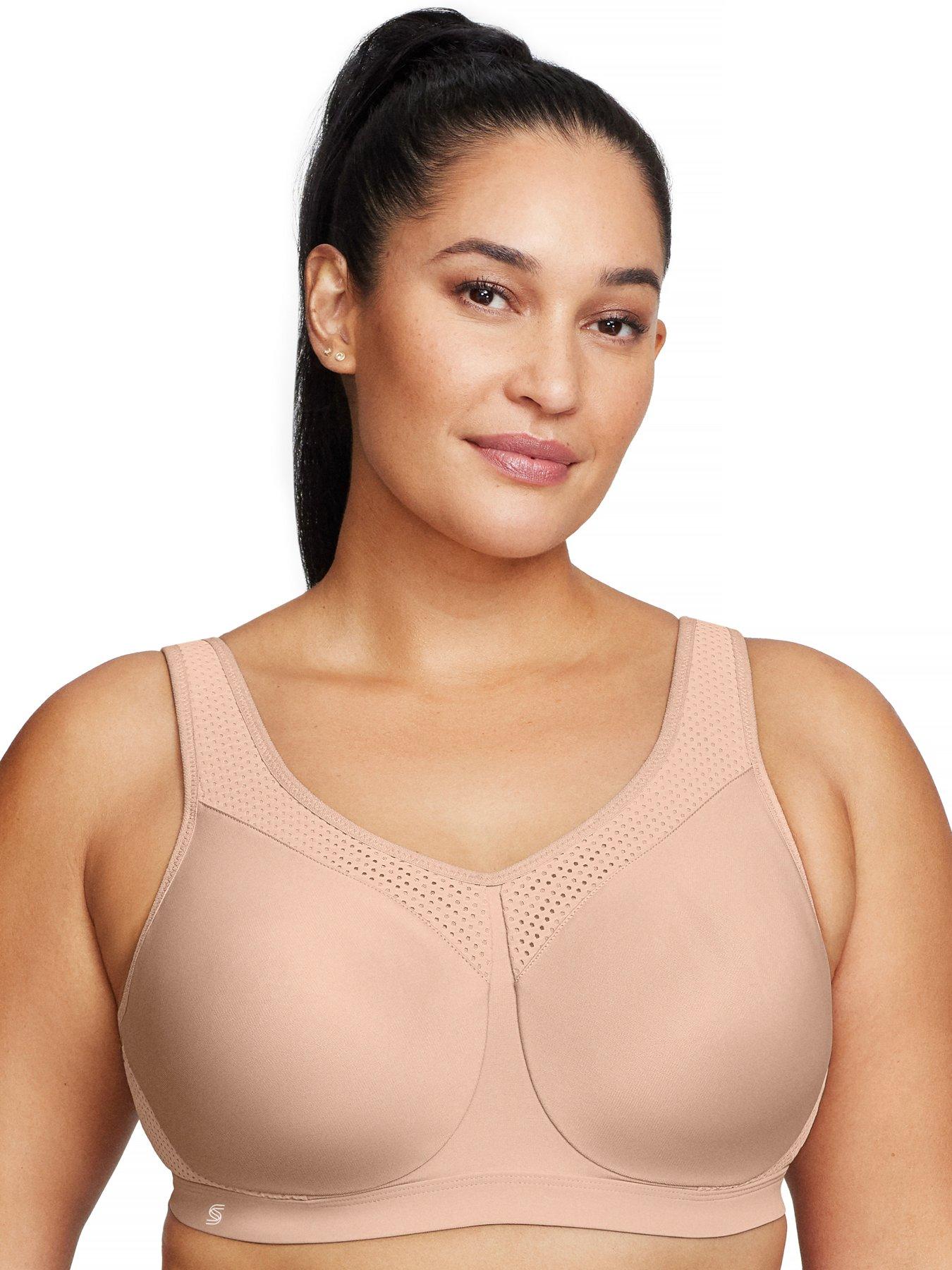 Glamorise 9066 Sport Bra - Cafe
