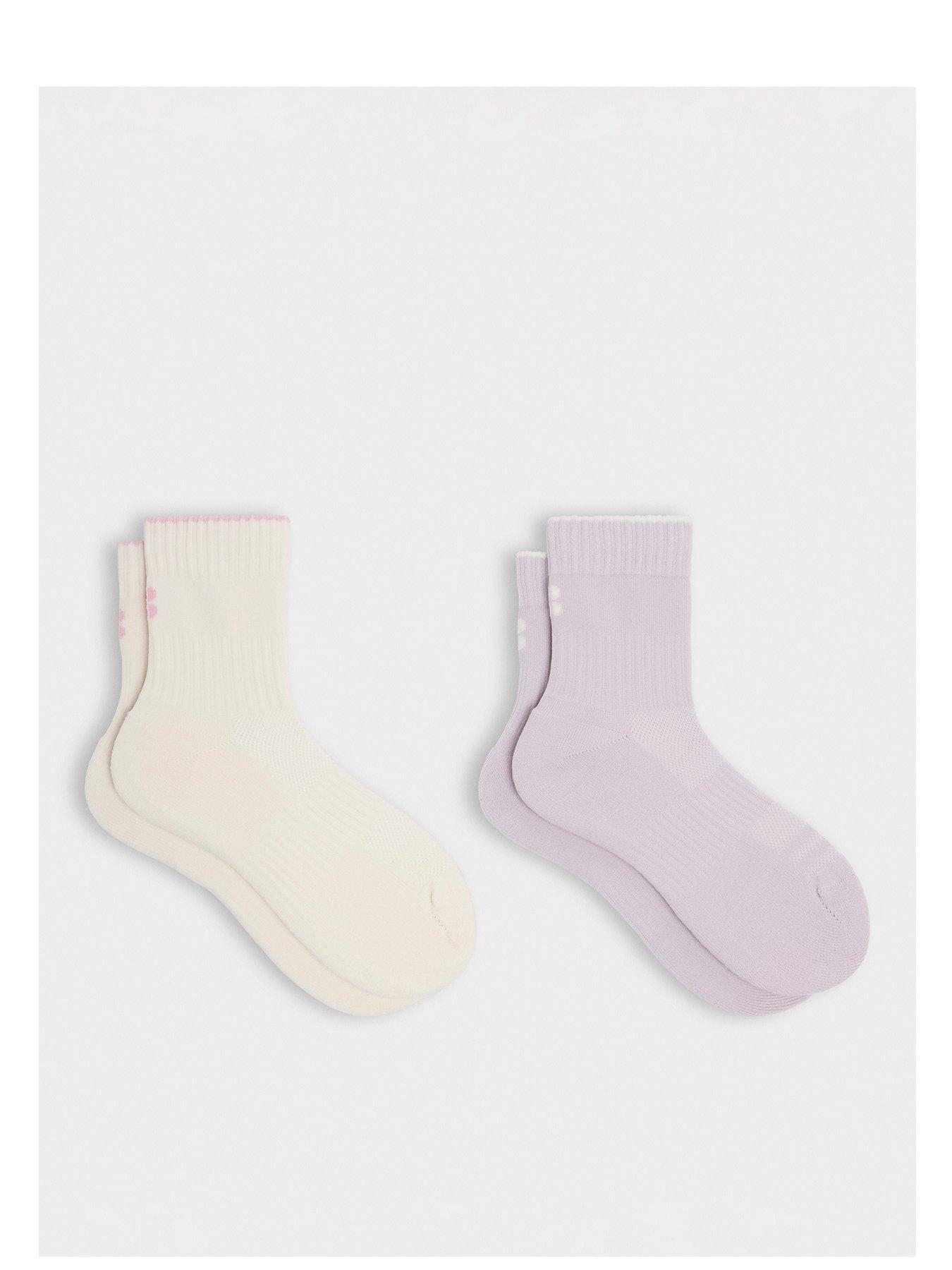 Image 1 of 3 of Sweaty Betty Women's Running Crew Socks 2 Pack - Multi