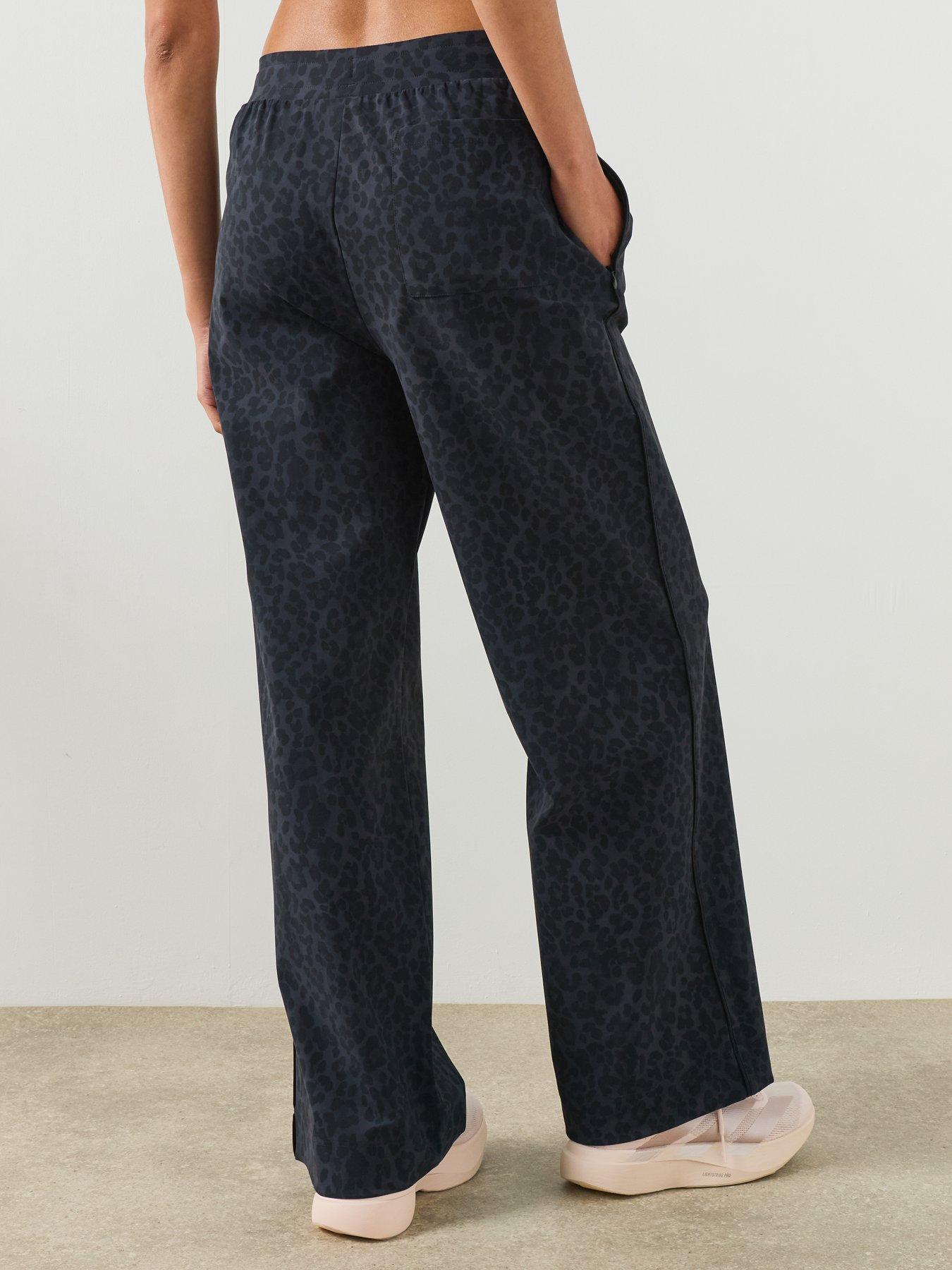Image 2 of 6 of Sweaty Betty Womens Training Explorer Wide Leg 30 Inch Trouser - Black