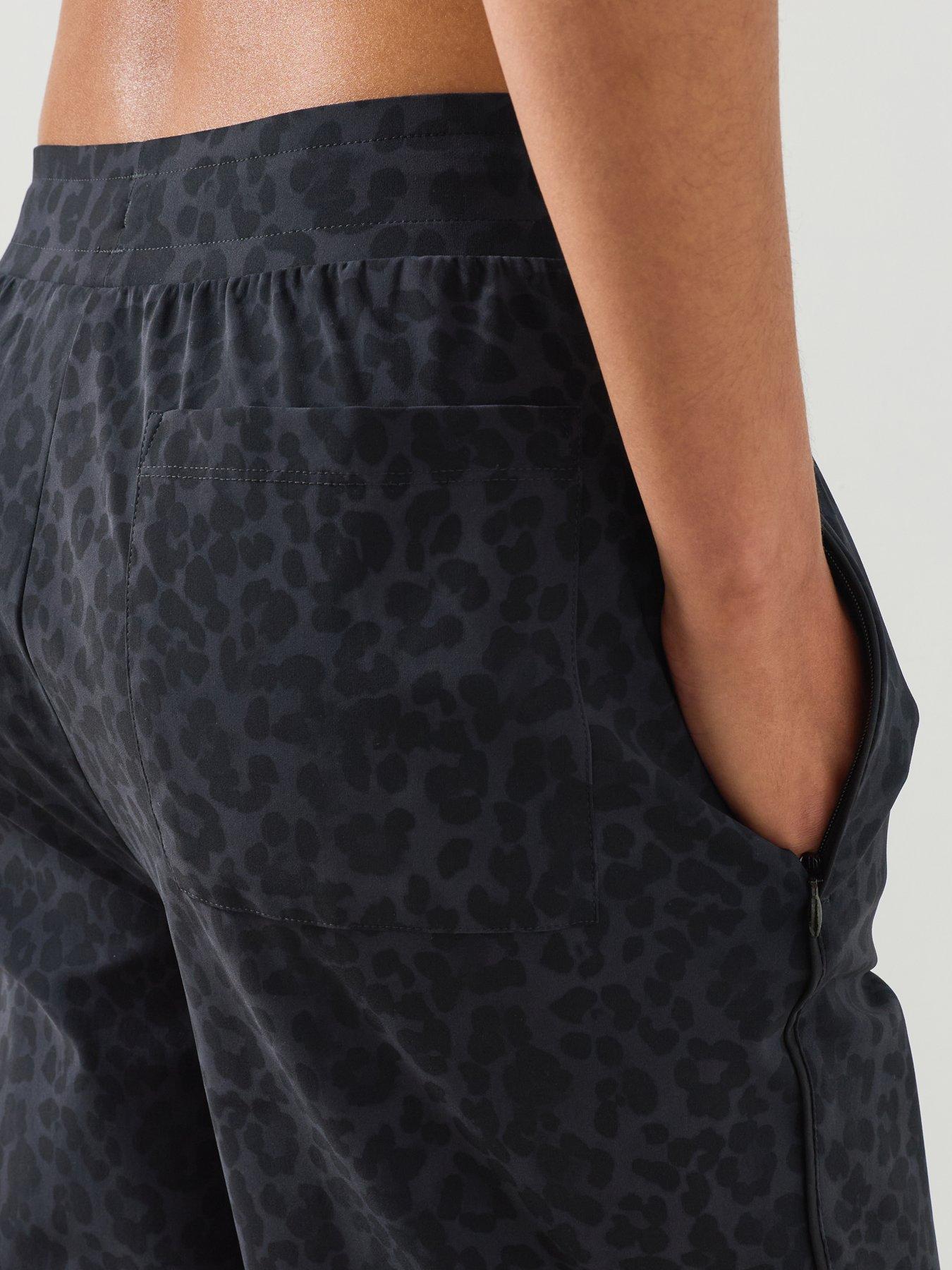Image 4 of 6 of Sweaty Betty Womens Training Explorer Wide Leg 30 Inch Trouser - Black