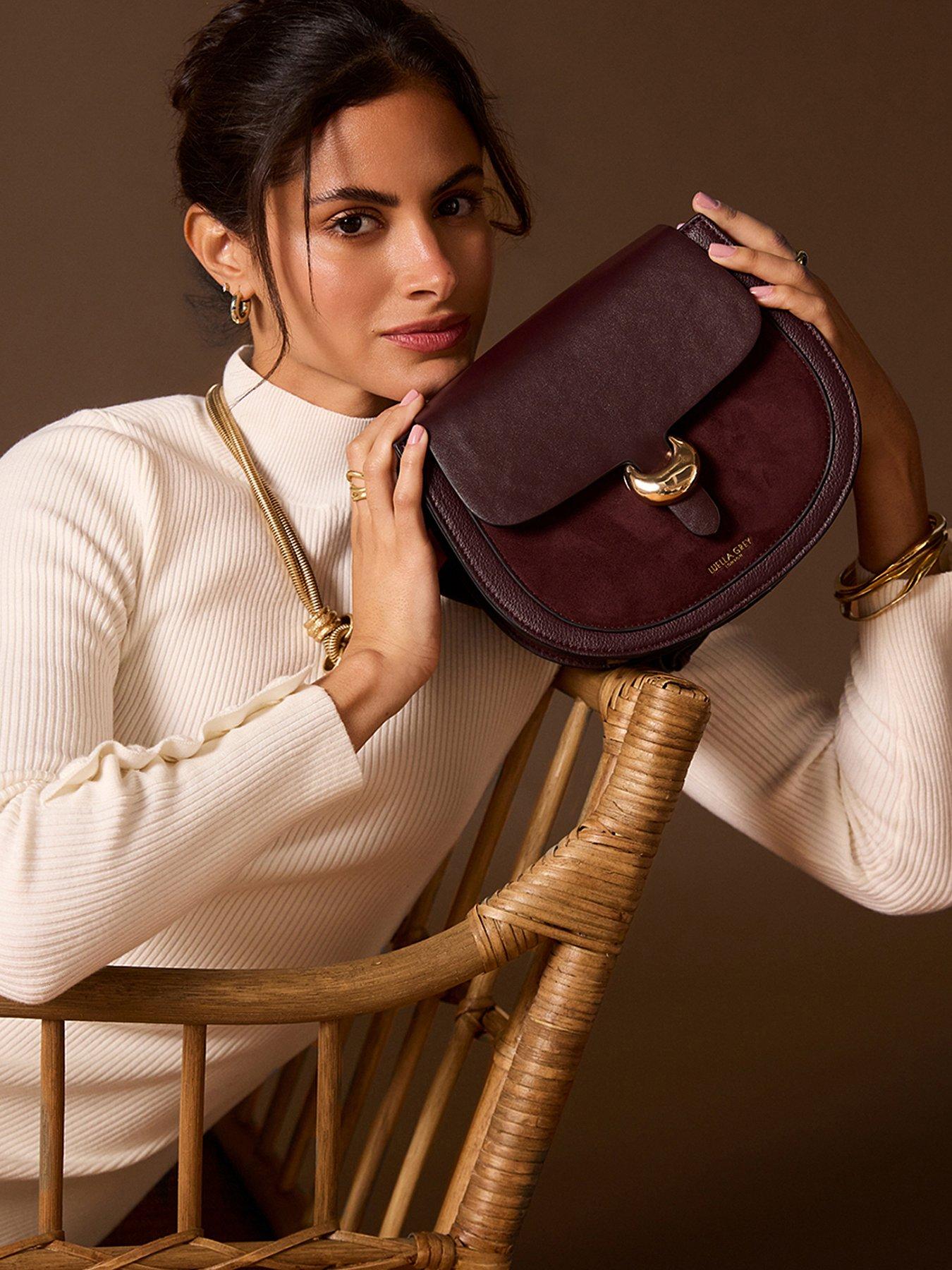 Luella Grey Women's Purple 'Venetia' Saddle Crossbody In - Image 2