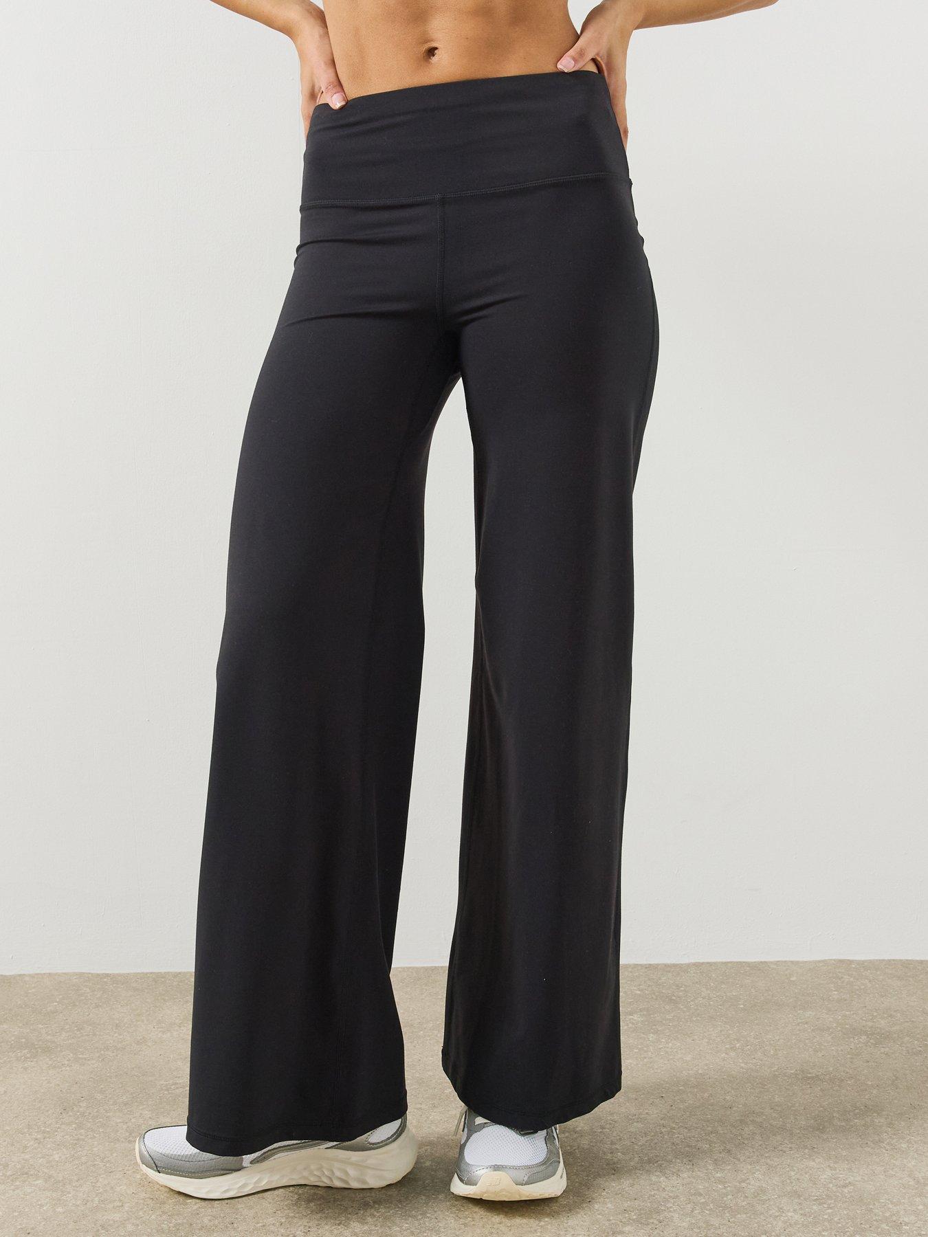 Sweaty Betty Super Soft Wide Leg Trouser - Black