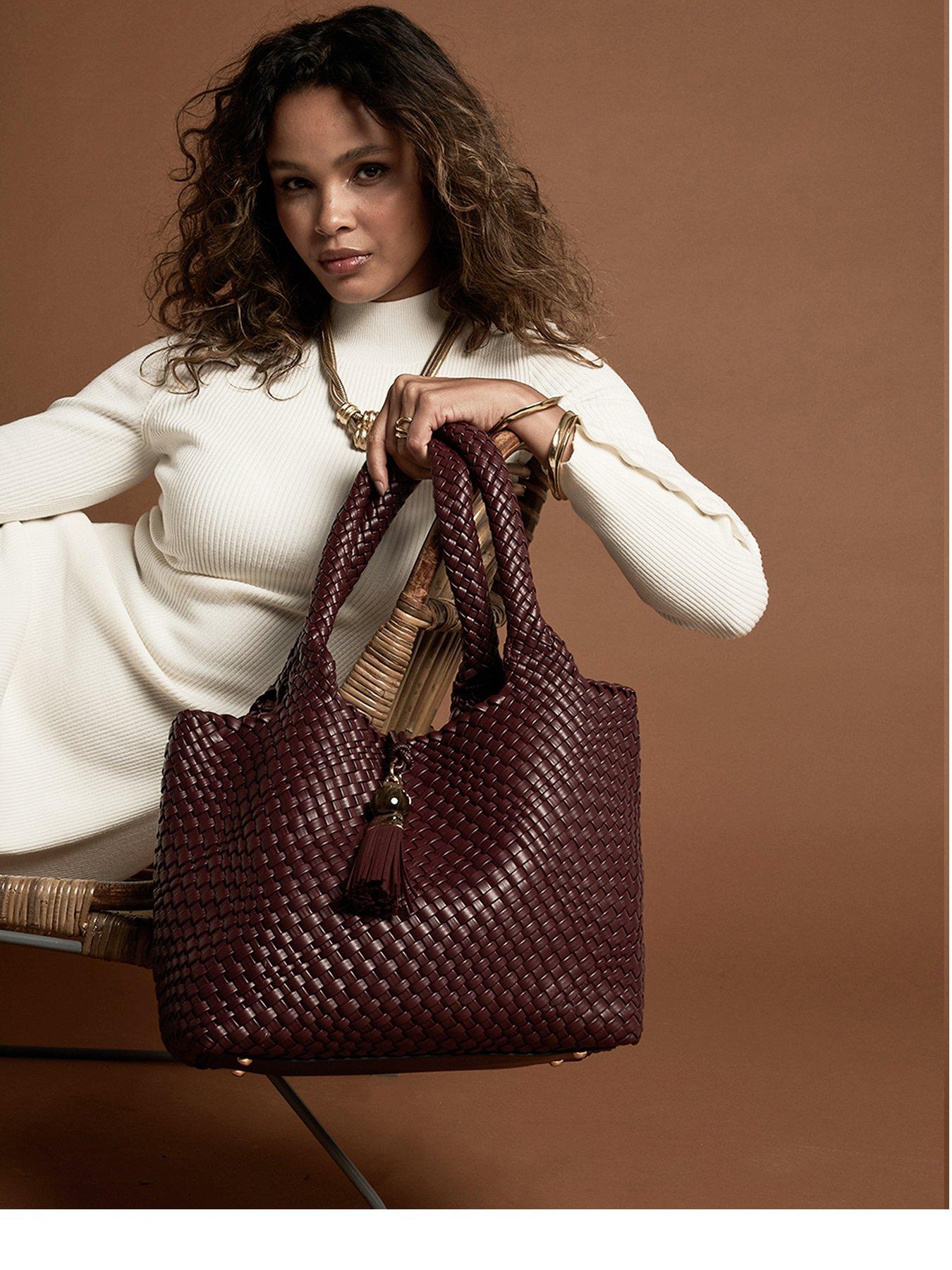 Luella Grey Saskia Woven Tote