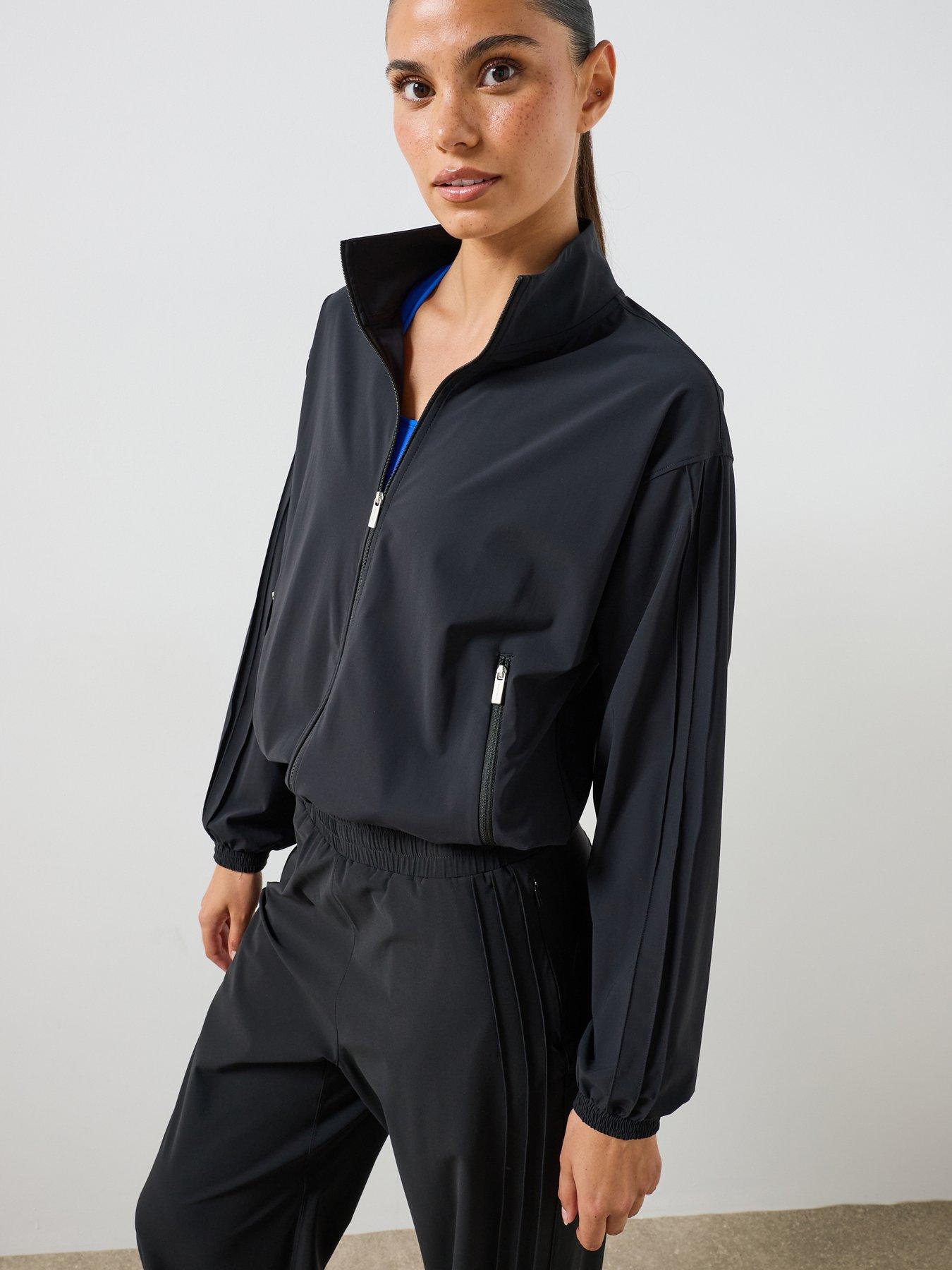 Sweaty Betty Womens Training Power On Studio Training Zip-Up Jacket - Black