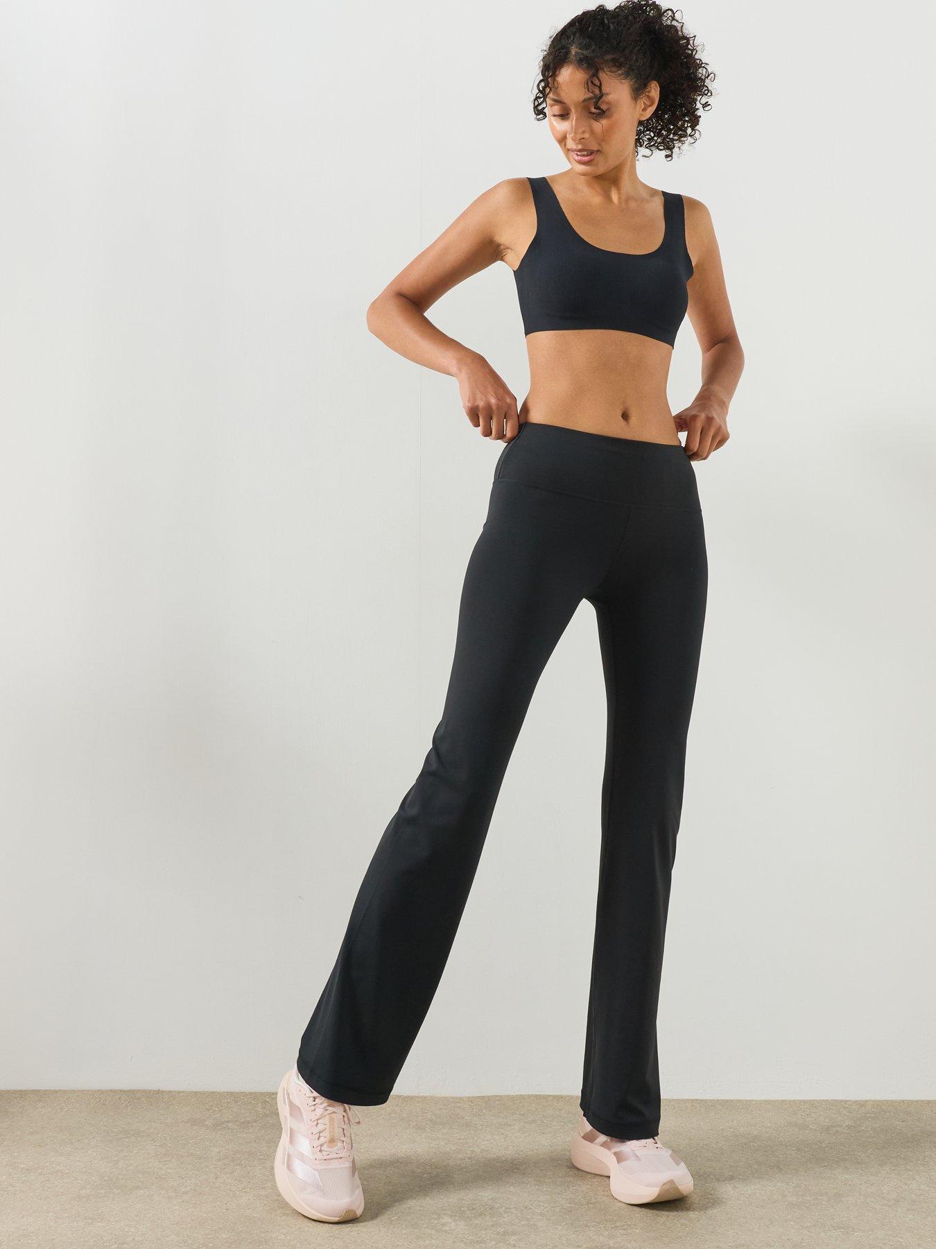 Image 5 of 6 of Sweaty Betty Womens Training All Day 32 Inch Straight Leg Trousers - Black