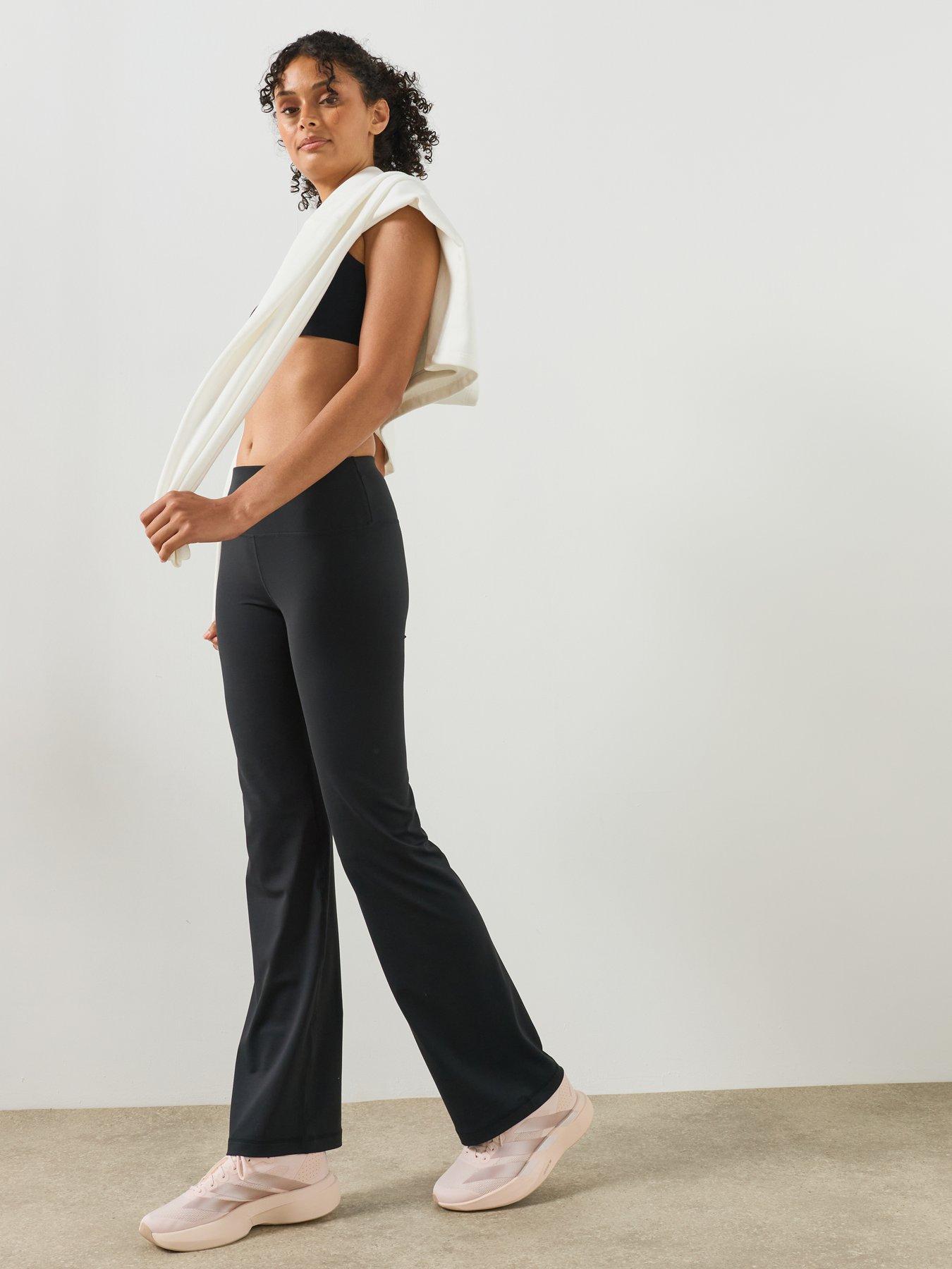 Image 6 of 6 of Sweaty Betty Womens Training All Day 32 Inch Straight Leg Trousers - Black