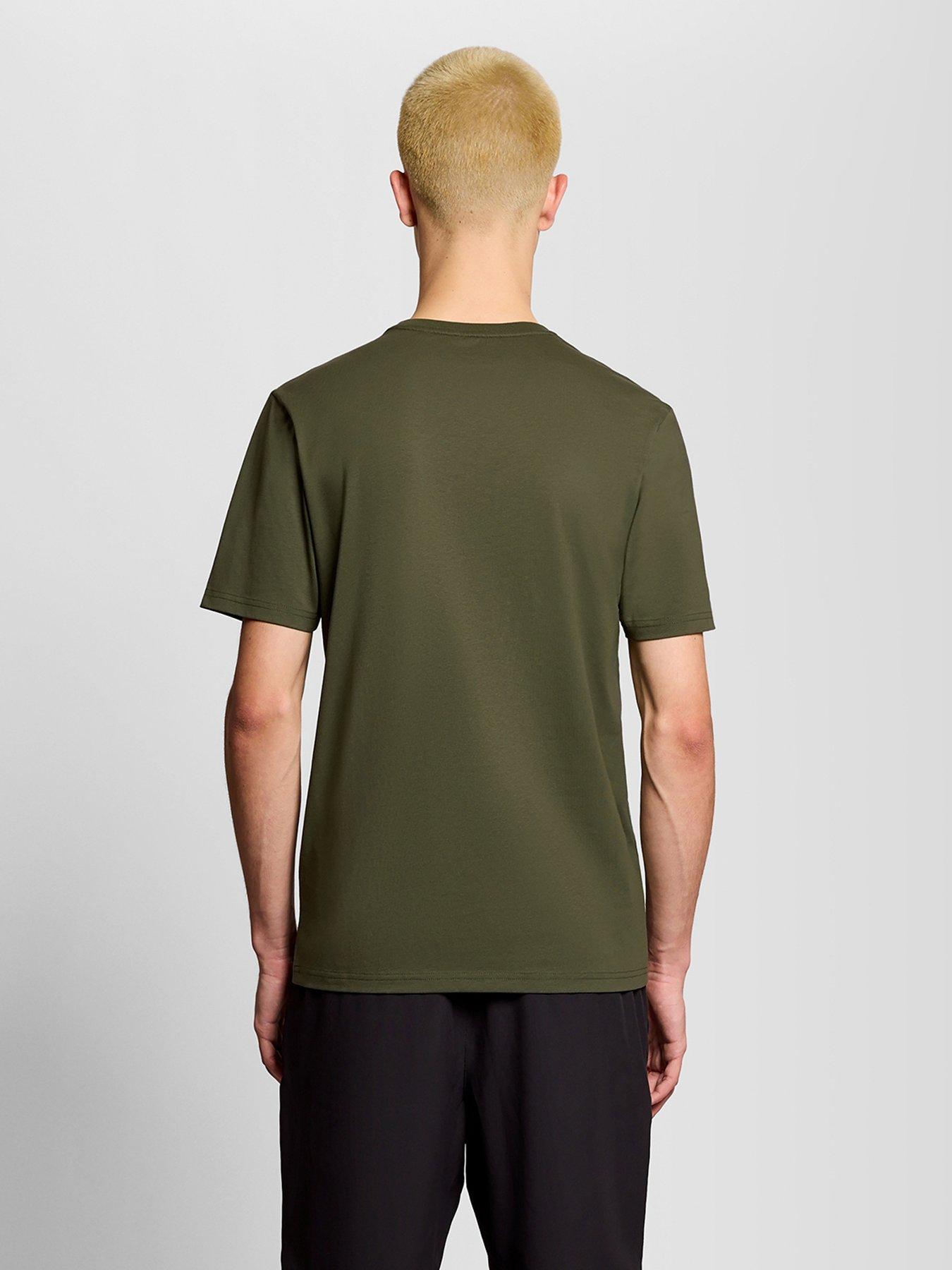 Image 2 of 4 of Lyle & Scott Sport Mens Sports Short Sleeve T-Shirt - Green