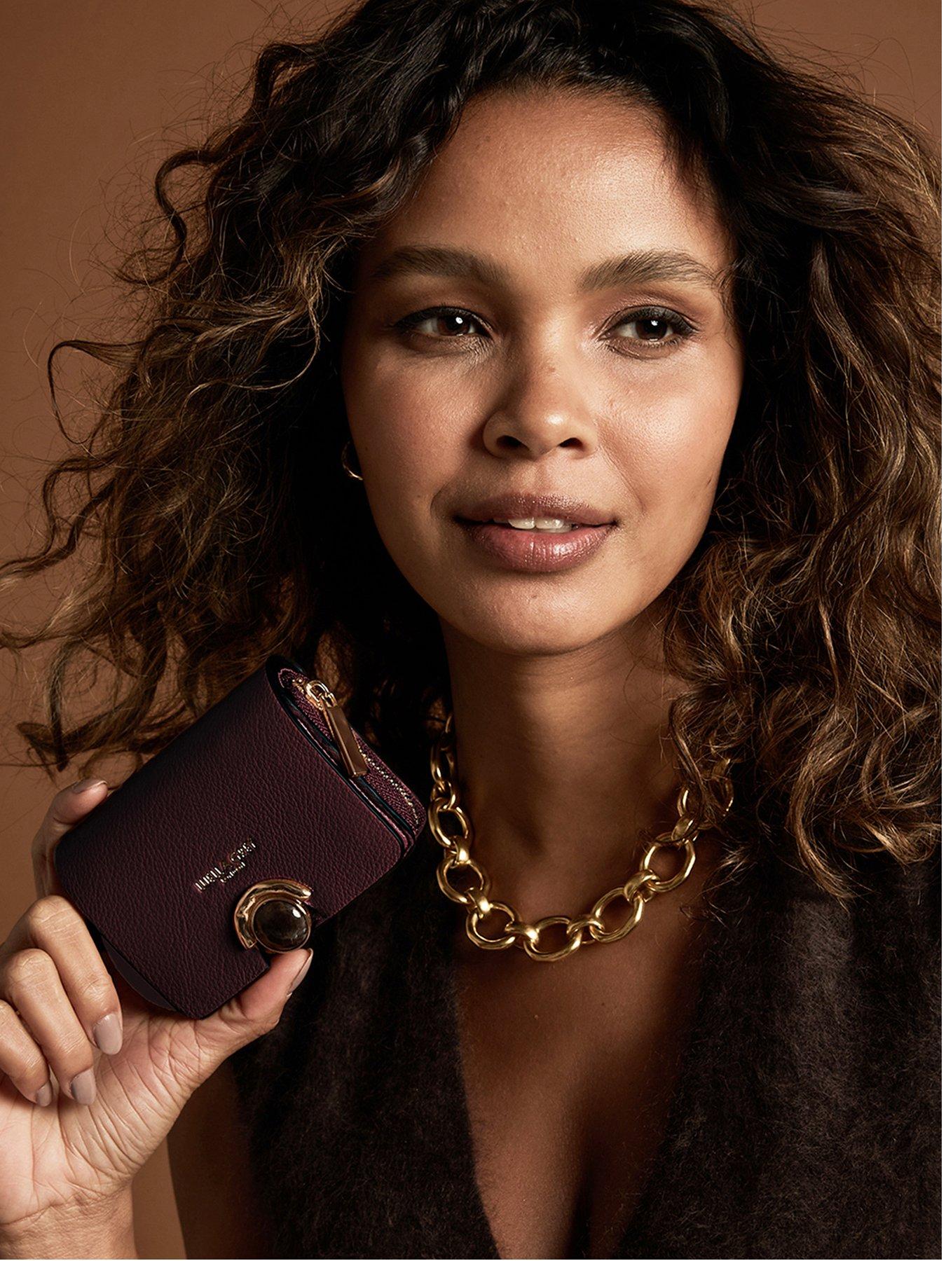 Luella Grey Erin Small Purse In Black Cherry, Black, Women