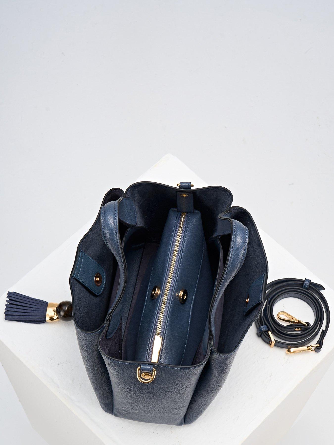 Image 4 of 6 of Luella Grey Etta Small Tote In Denim Blue