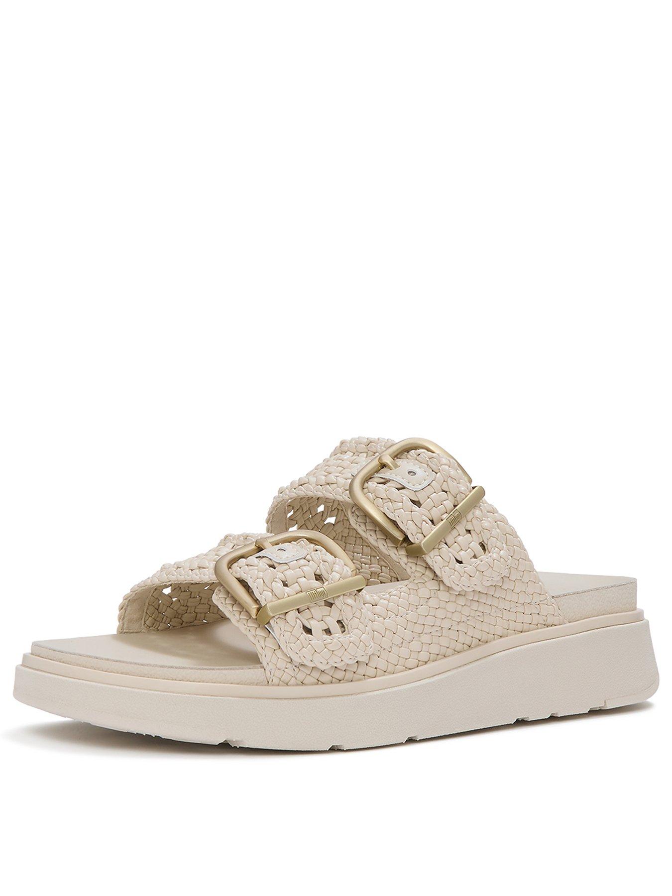 Image 3 of 6 of FitFlop GEN-FF WOVEN TWO-BAR SLIDES