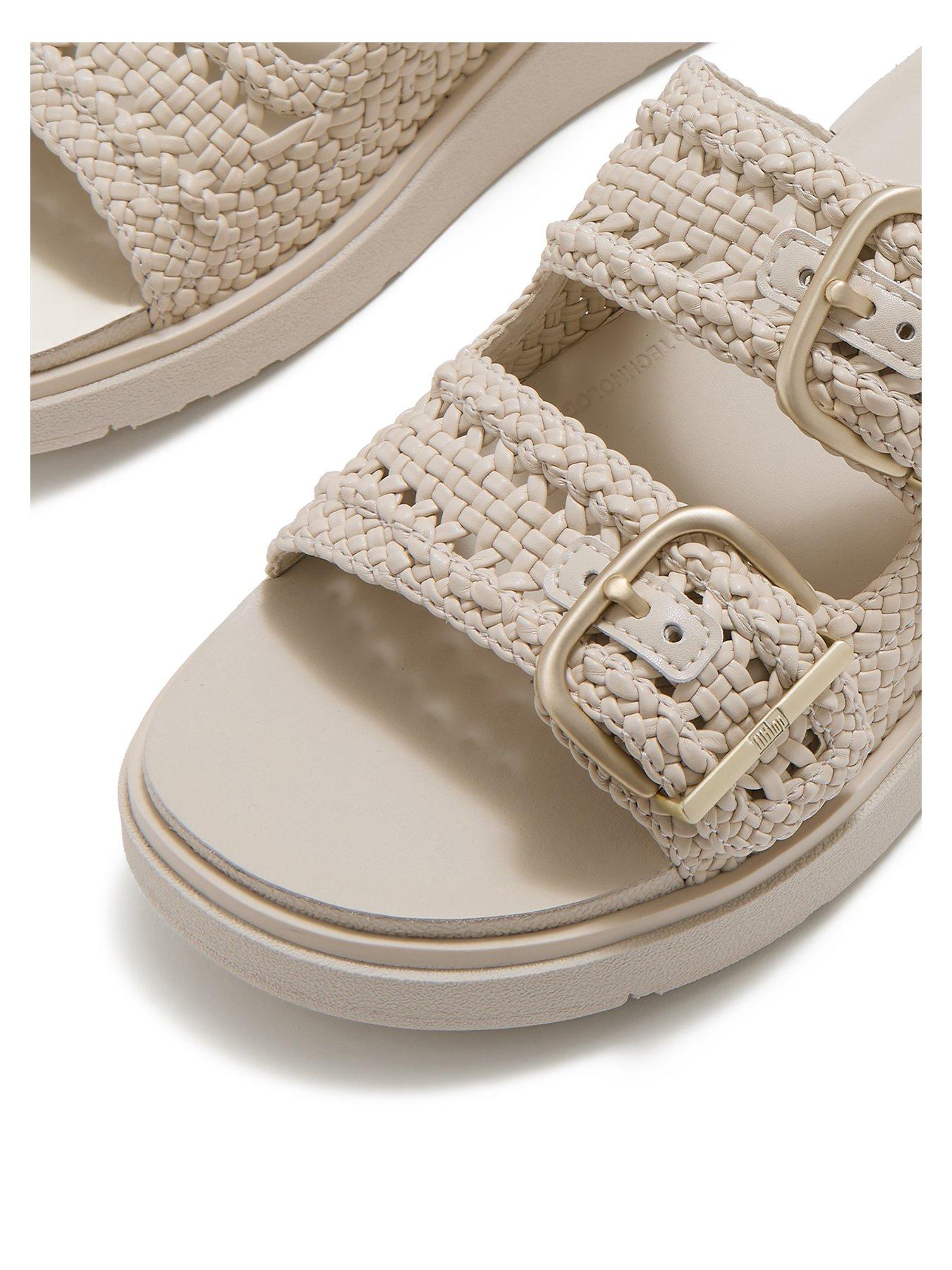 Image 4 of 6 of FitFlop GEN-FF WOVEN TWO-BAR SLIDES