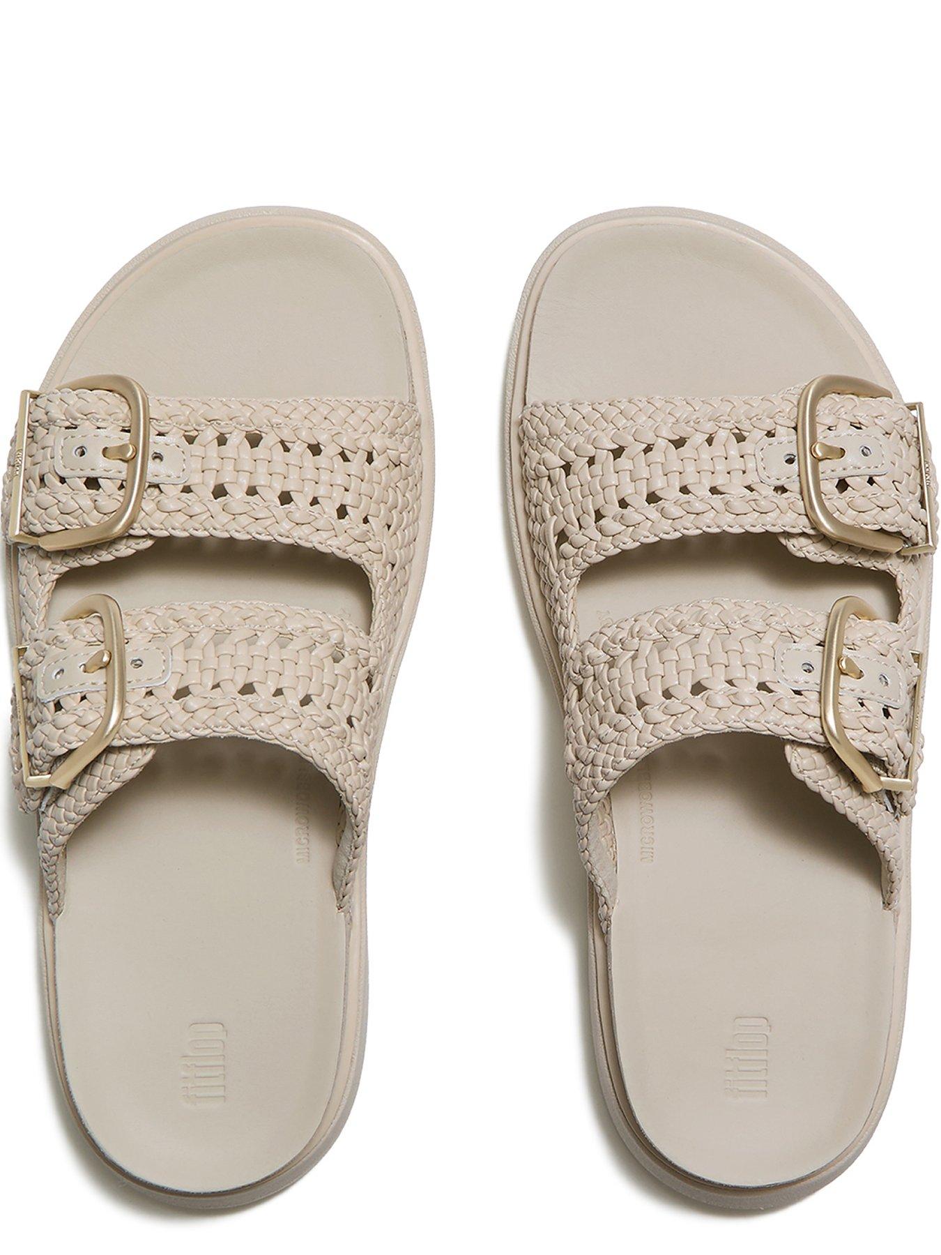 Image 5 of 6 of FitFlop GEN-FF WOVEN TWO-BAR SLIDES