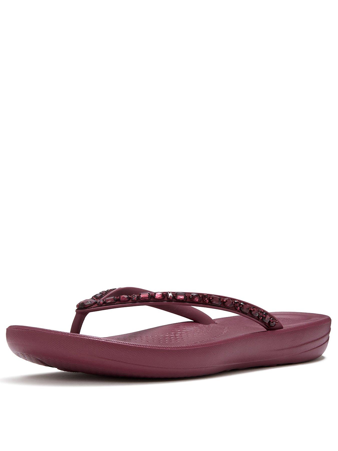 Image 3 of 5 of FitFlop iQUSHION MULTI-CRYSTAL ERGONOMIC FLIP-FLOPS