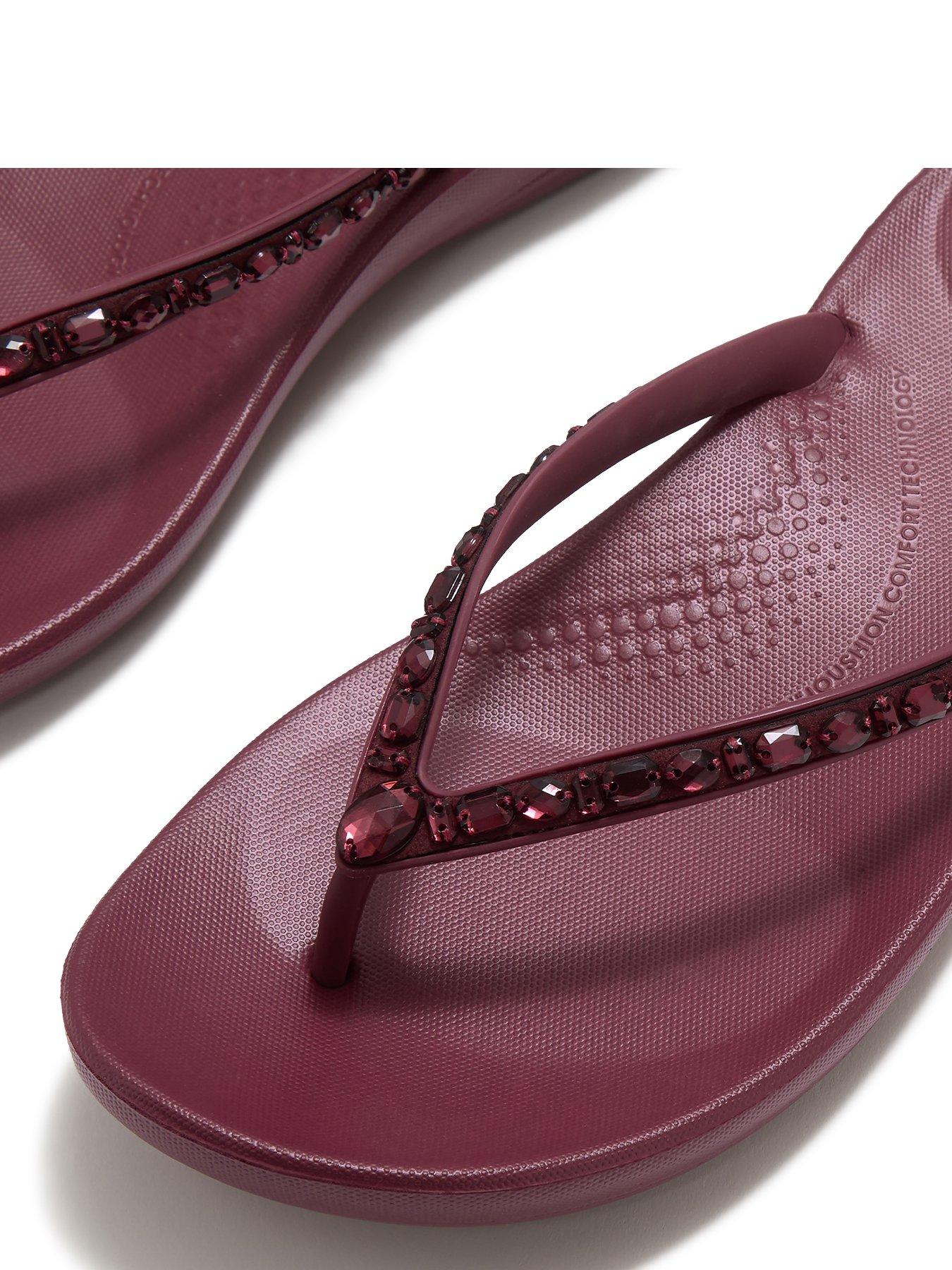 Image 4 of 5 of FitFlop iQUSHION MULTI-CRYSTAL ERGONOMIC FLIP-FLOPS