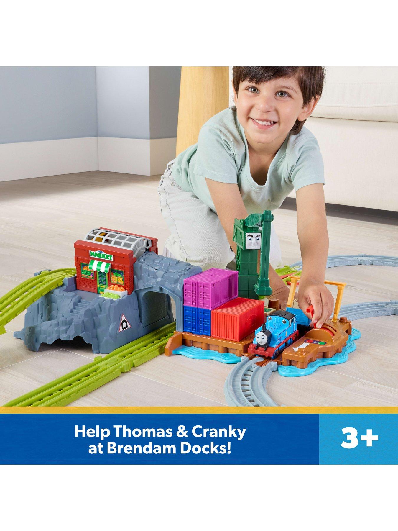 Image 3 of 6 of Thomas & Friends <p>Cranky's Dockside Delivery Train Set</p>