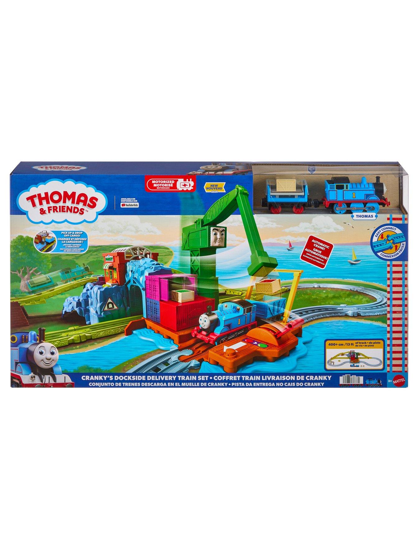 Image 6 of 6 of Thomas & Friends <p>Cranky's Dockside Delivery Train Set</p>