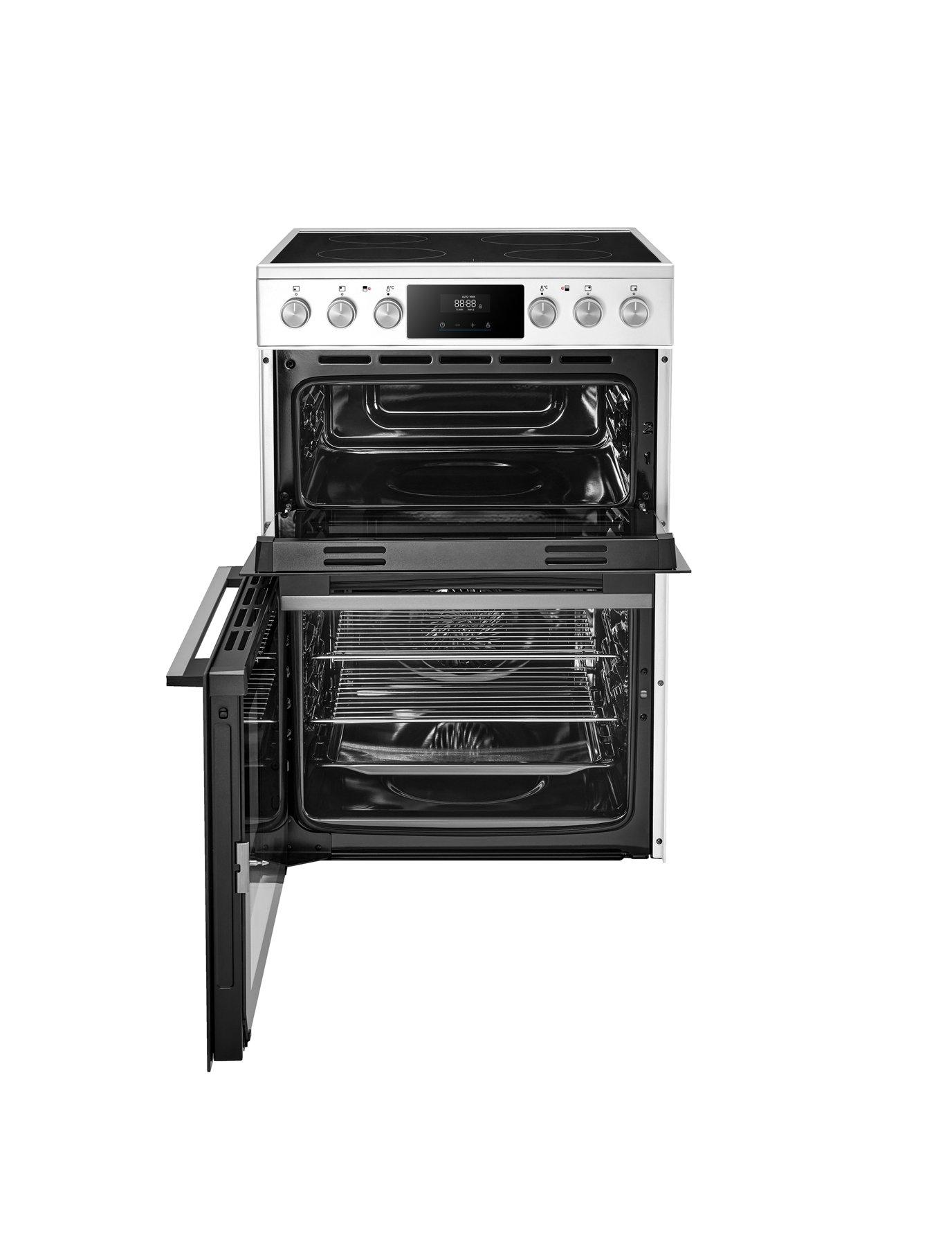Image 6 of 7 of Midea MFO24EME4R118-WH 60cm Double Oven Freestanding Cooker With Ceramic Hob - White