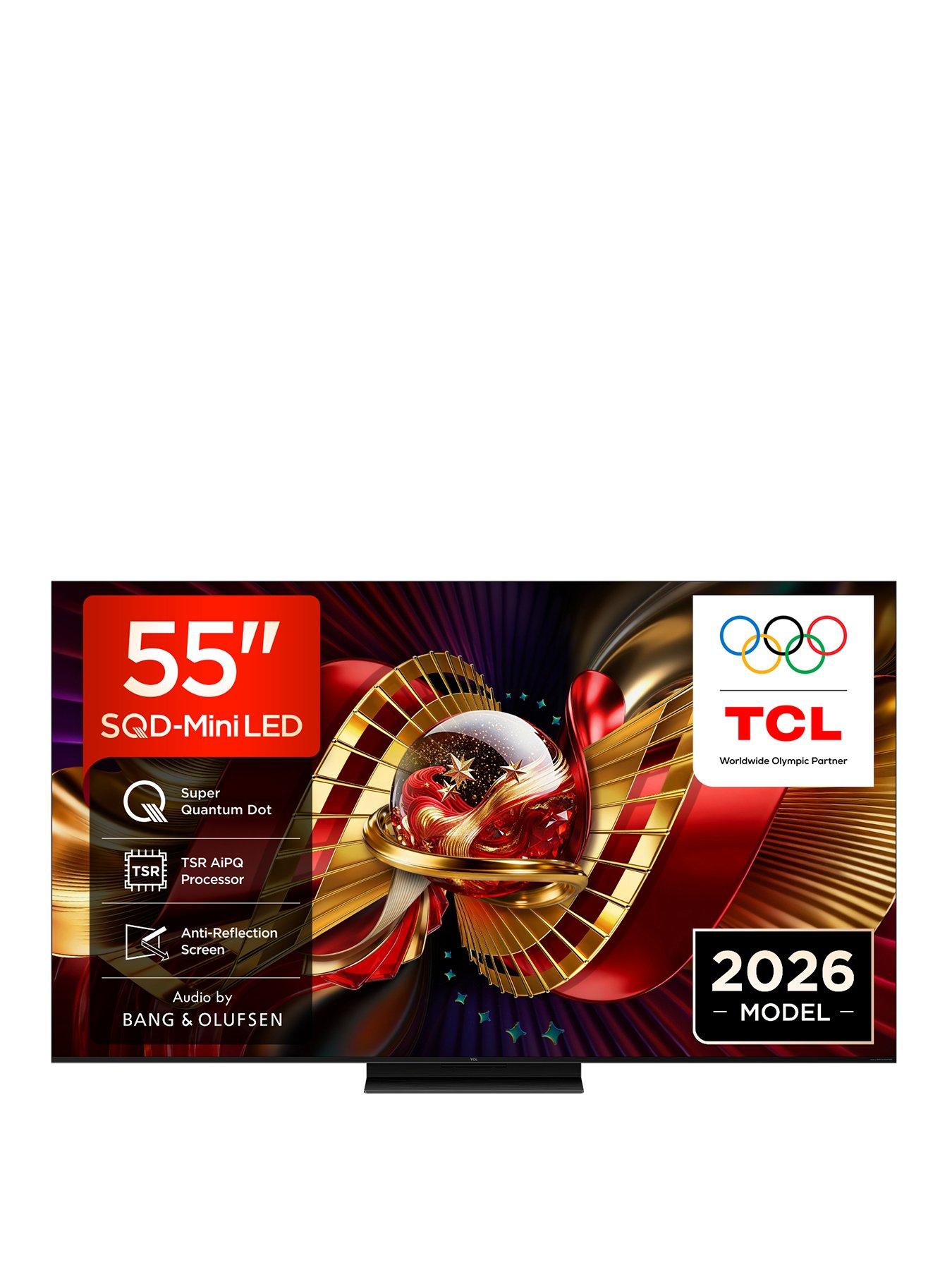 TCL 55C8L-UK, 55" 4K Premium SQD Mini LED 144Hz TV