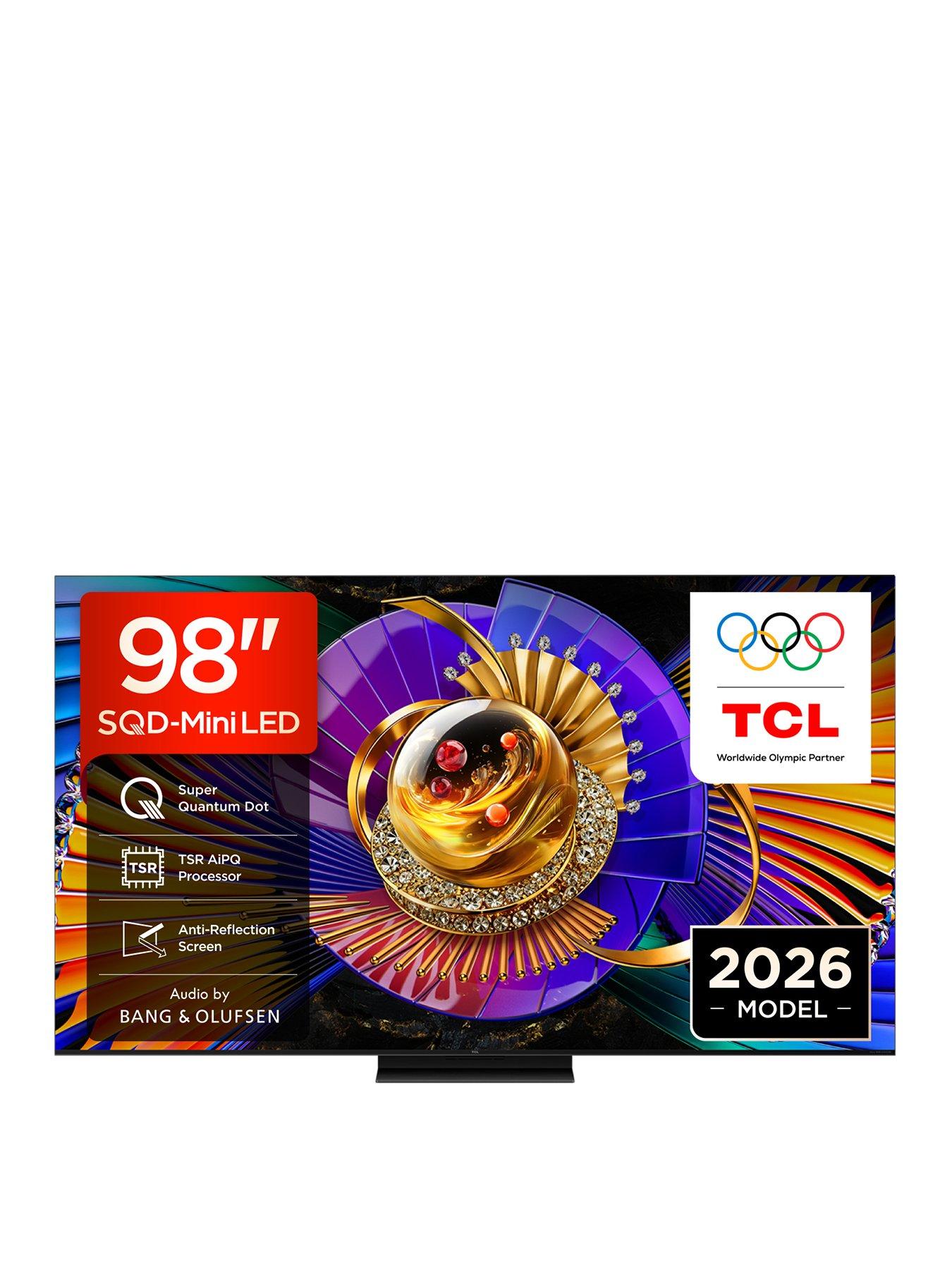 TCL 98C7L-UK, 98" 4K SQD Mini LED 144Hz TV