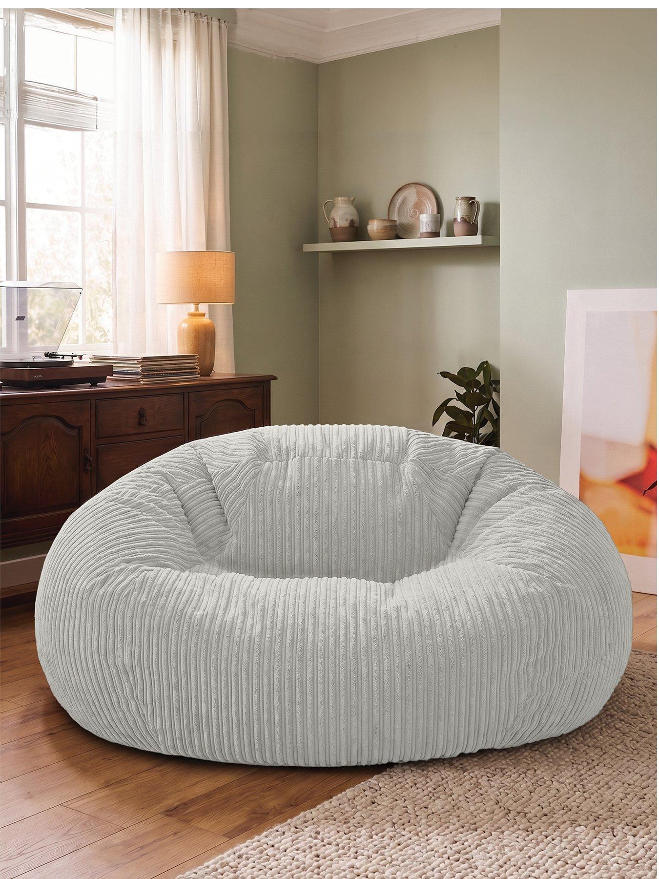Image 2 of 7 of rucomfy Goliath Beanbag- Platinum